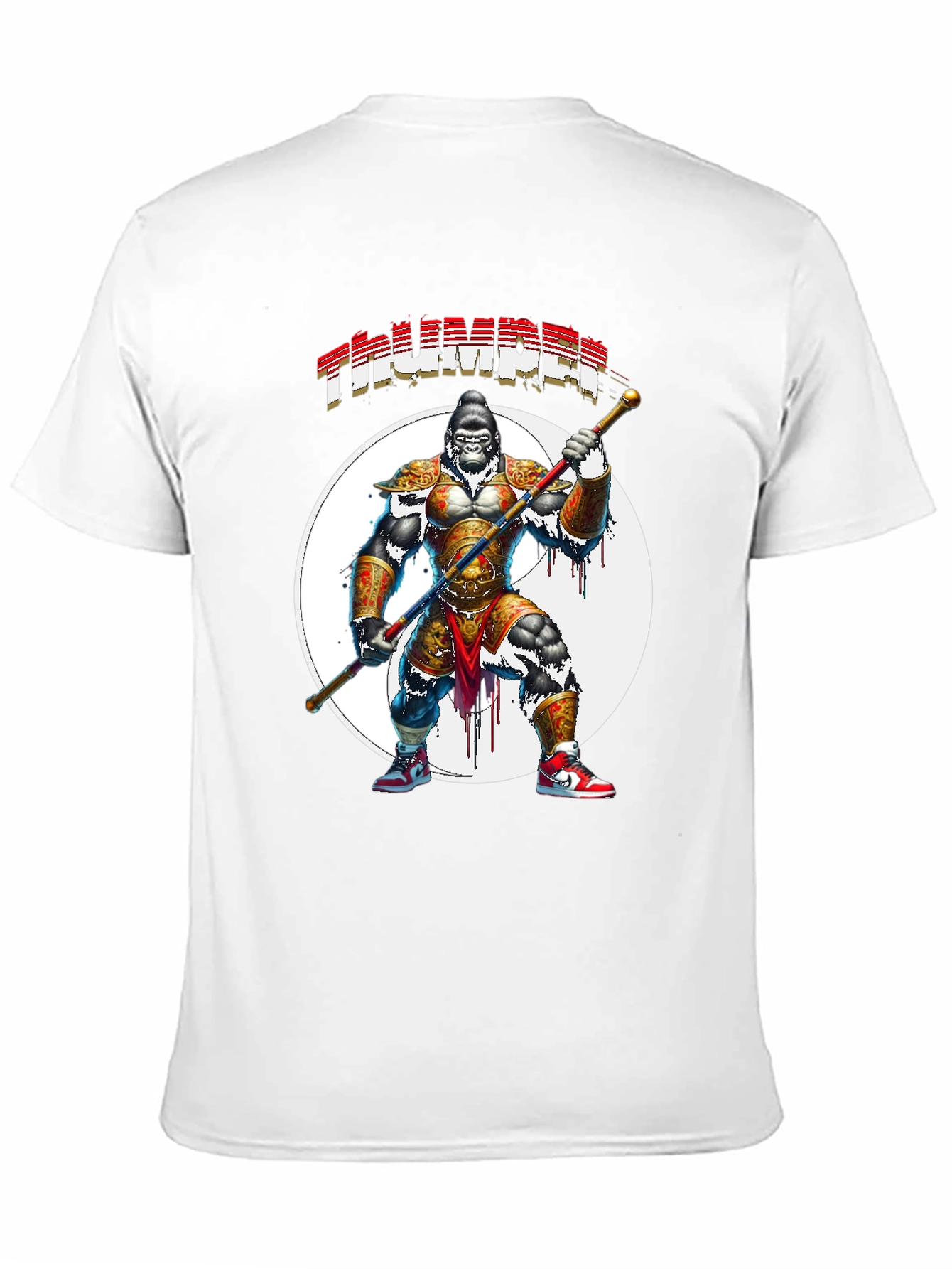 Thumper Gorilla Warrior Black T-Shirt