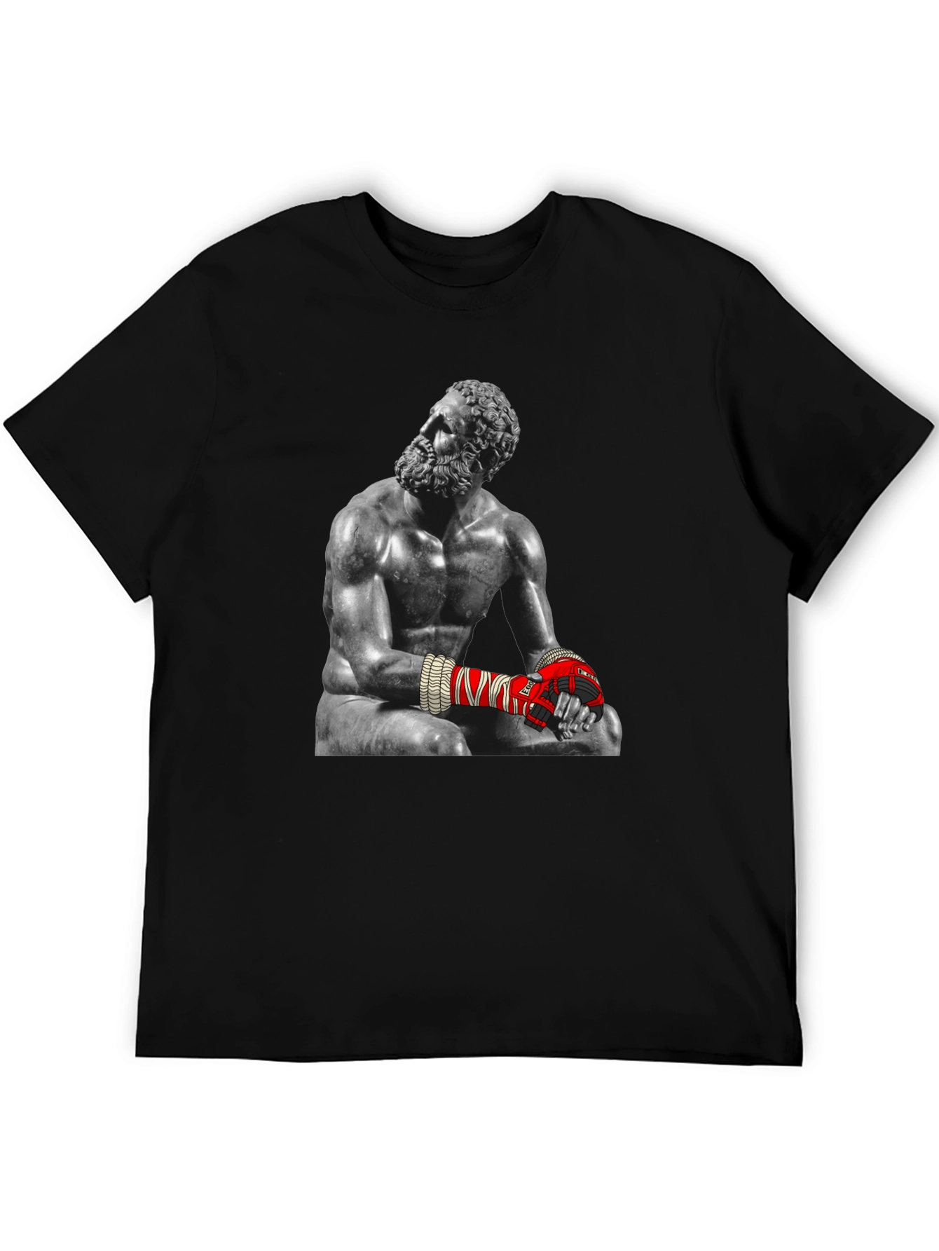 The Boxer Statue Graphic Tee - Unique Design