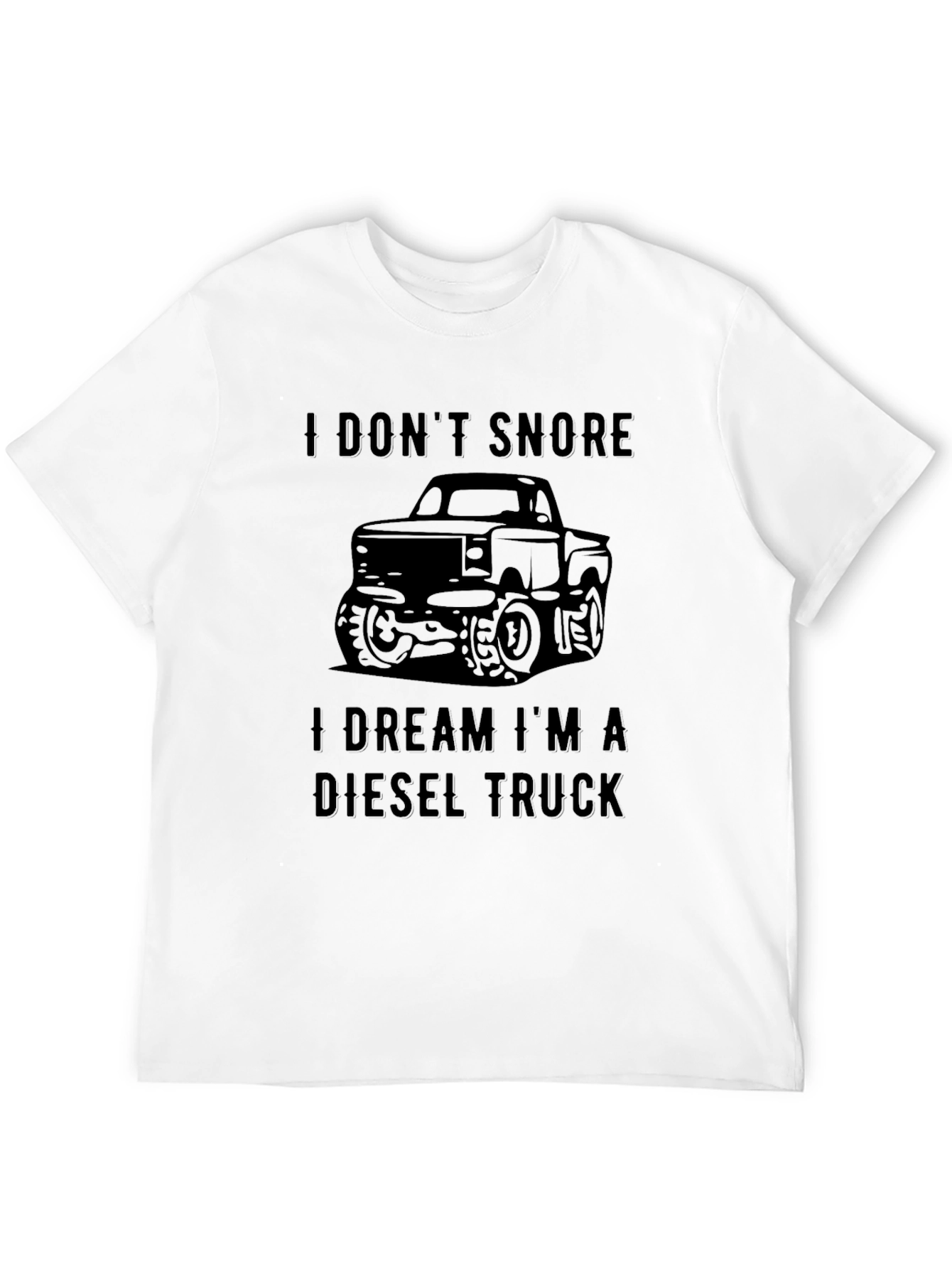 Diesel Truck Dream T-Shirt - Black Crew Neck