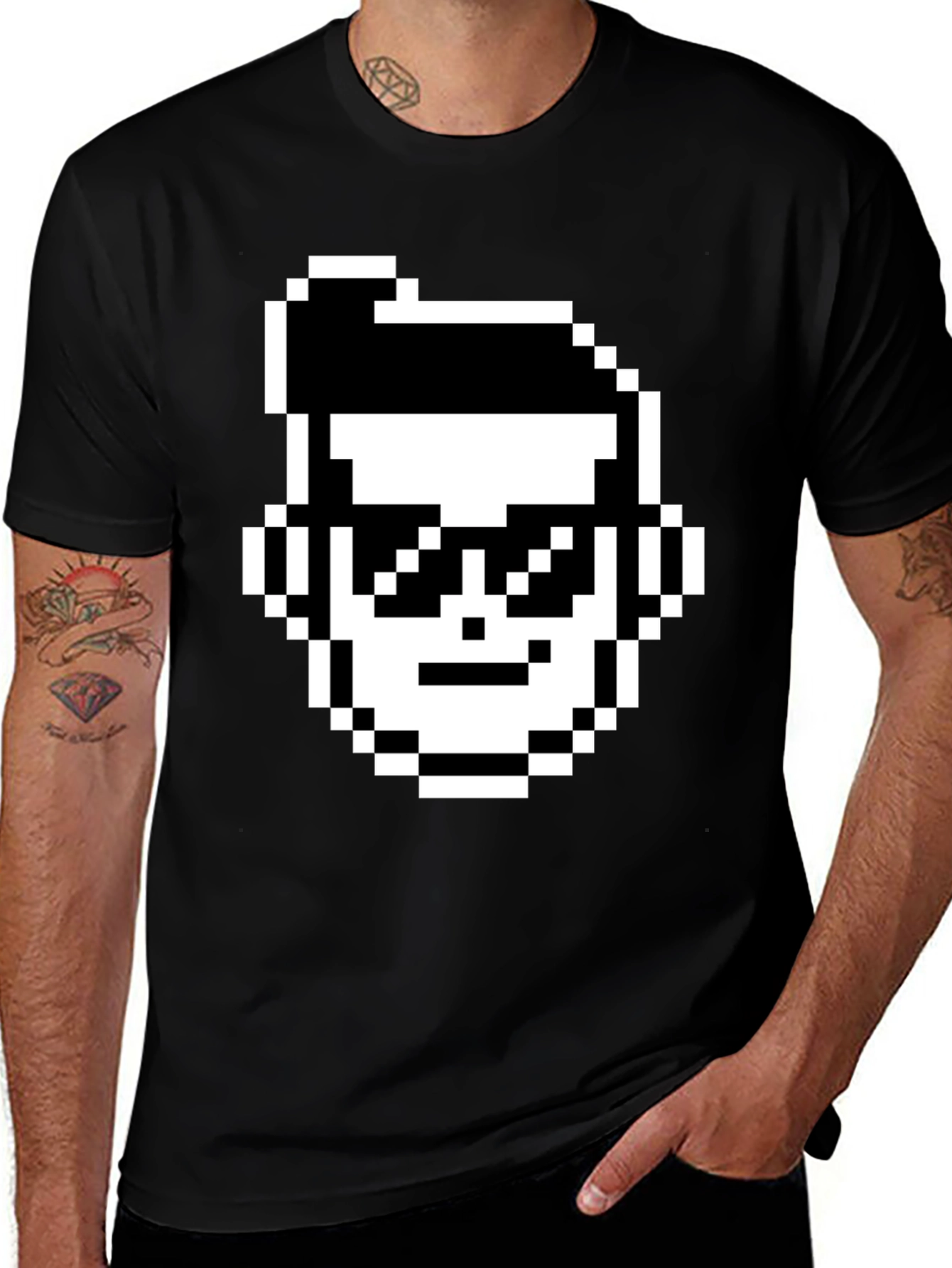 Pixel Gamer Graphic T-Shirt - Retro Style
