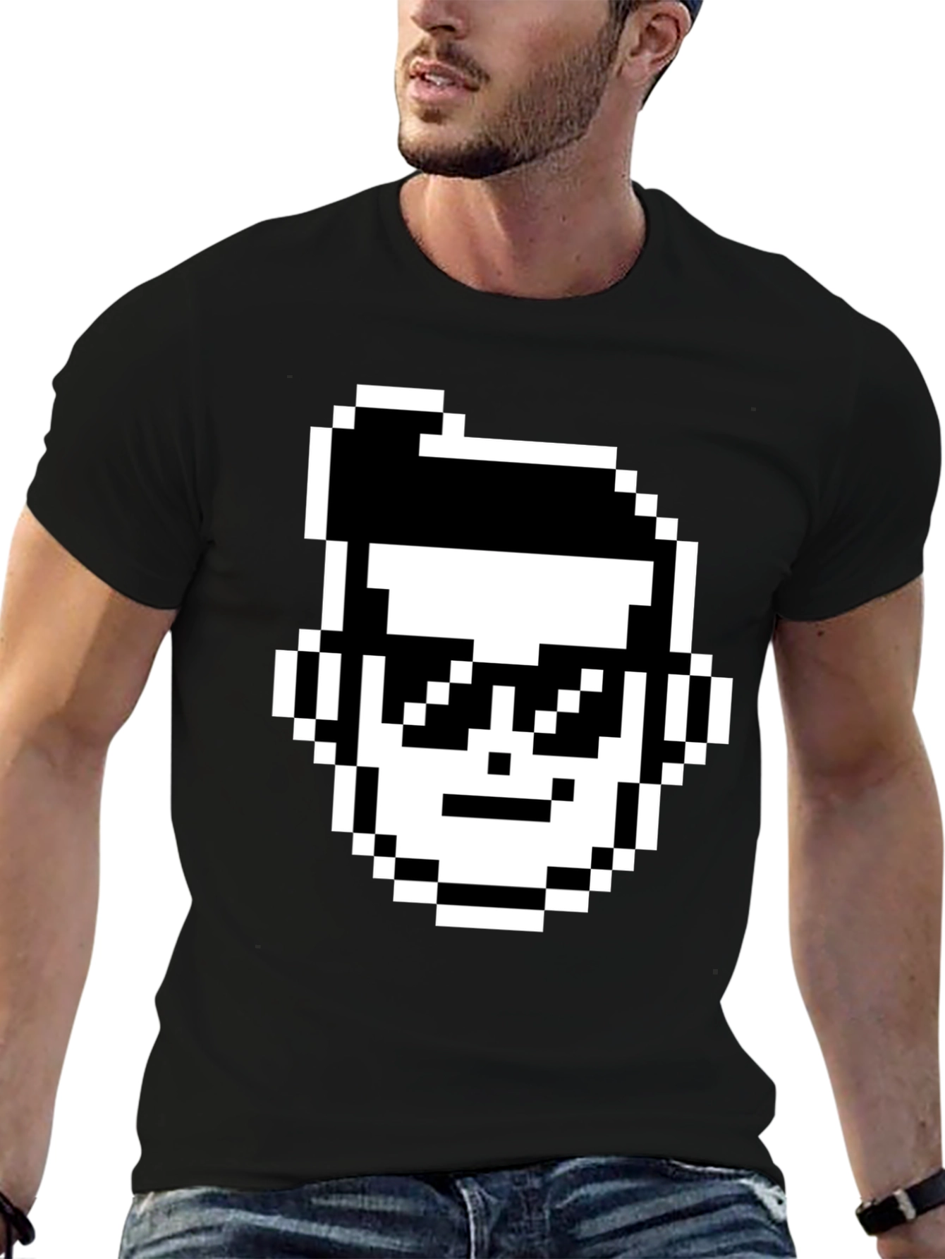 Pixel Gamer Graphic T-Shirt - Retro Style