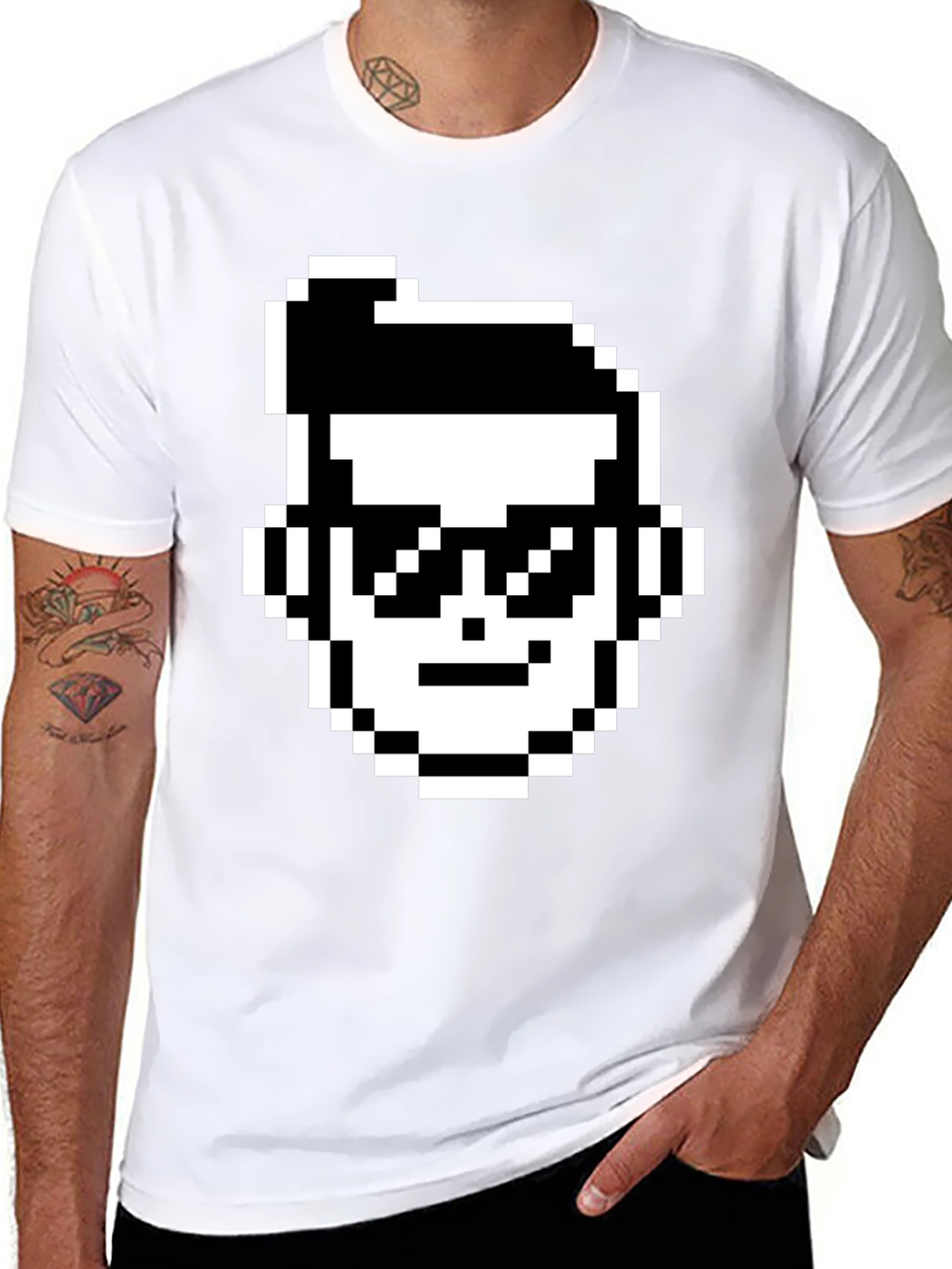 Pixel Gamer Graphic T-Shirt - Retro Style