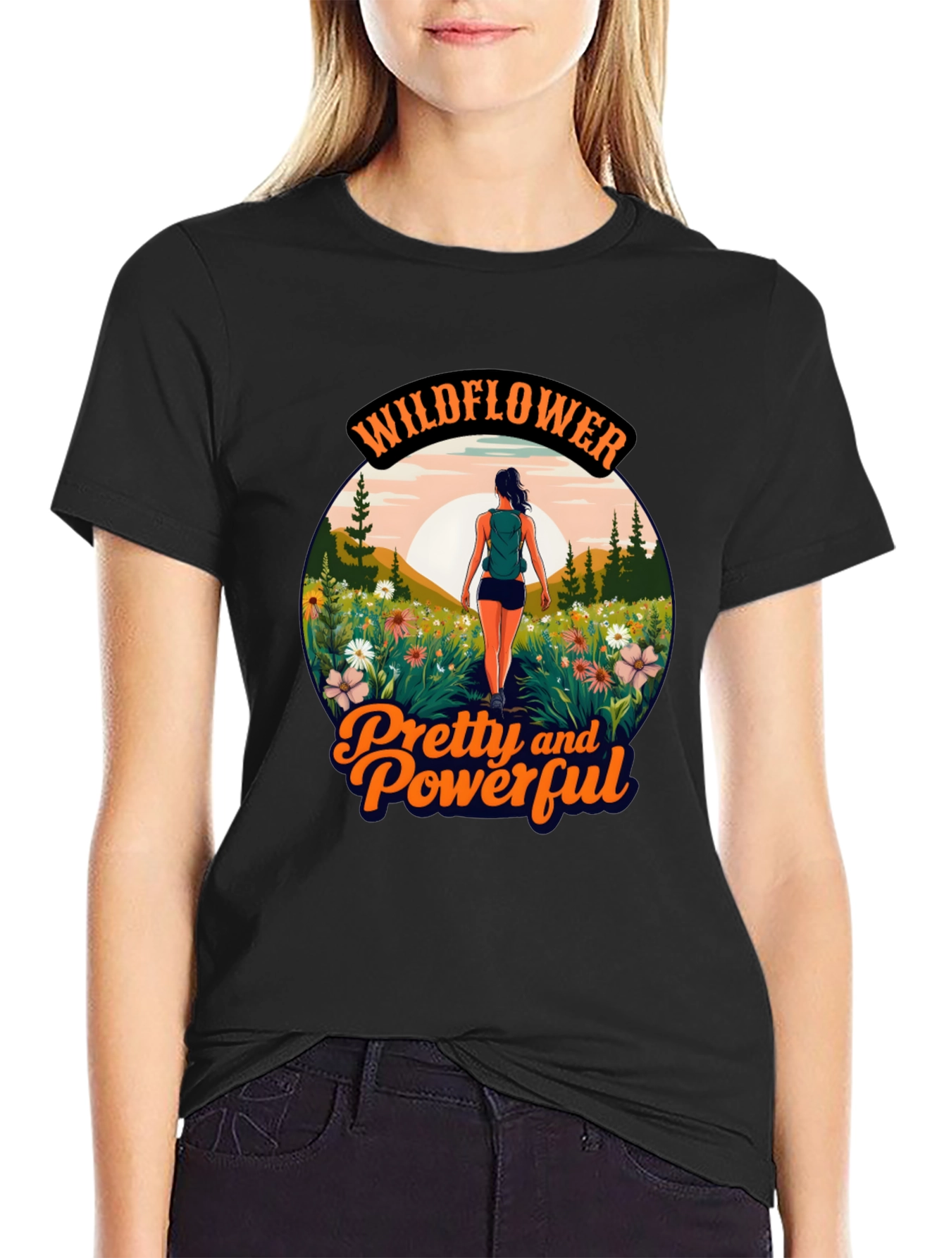 Wildflower Pretty and Powerful Graphic Tee