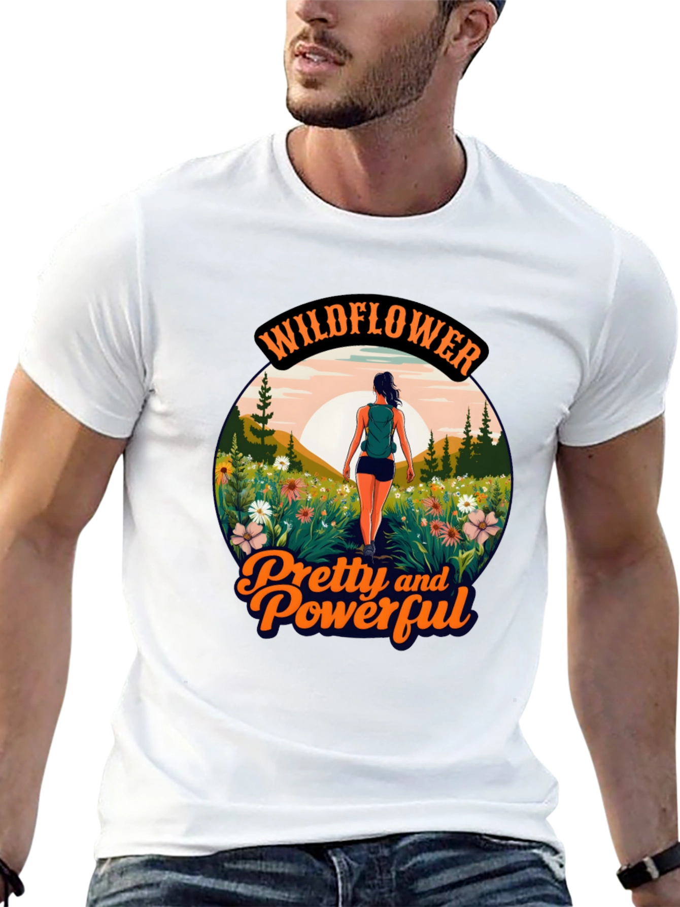 Wildflower Pretty and Powerful Graphic Tee