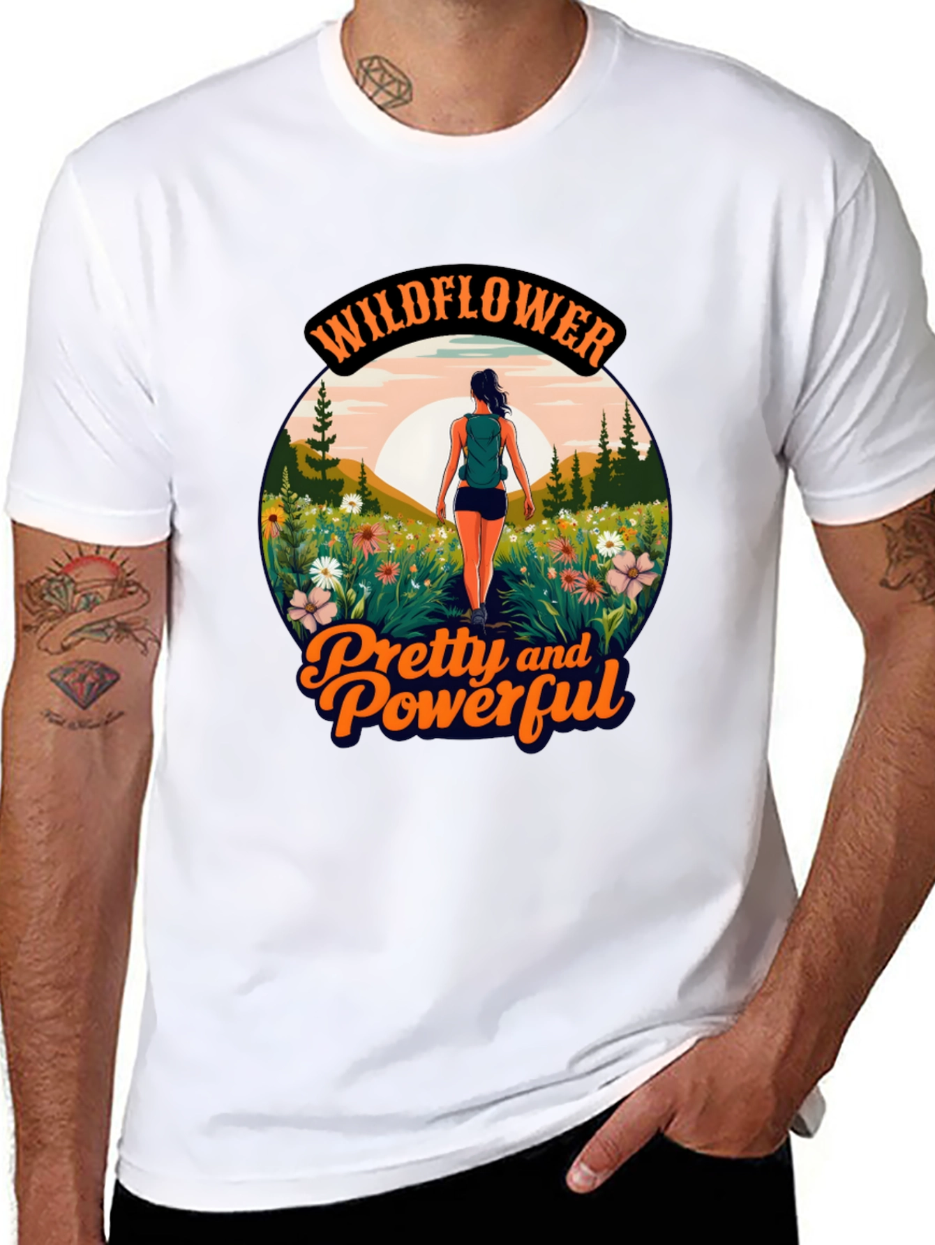Wildflower Pretty and Powerful Graphic Tee
