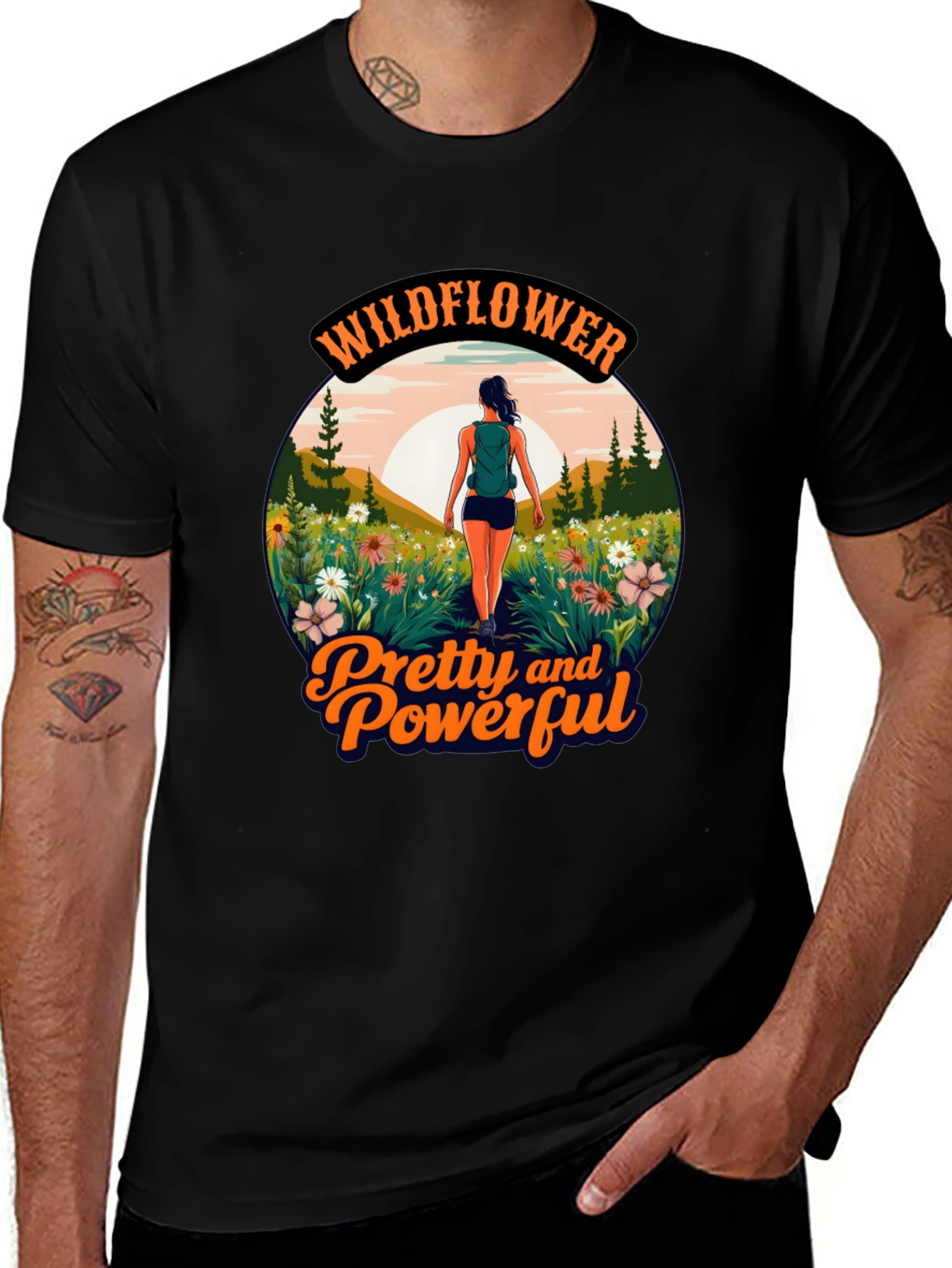Wildflower Pretty and Powerful Graphic Tee
