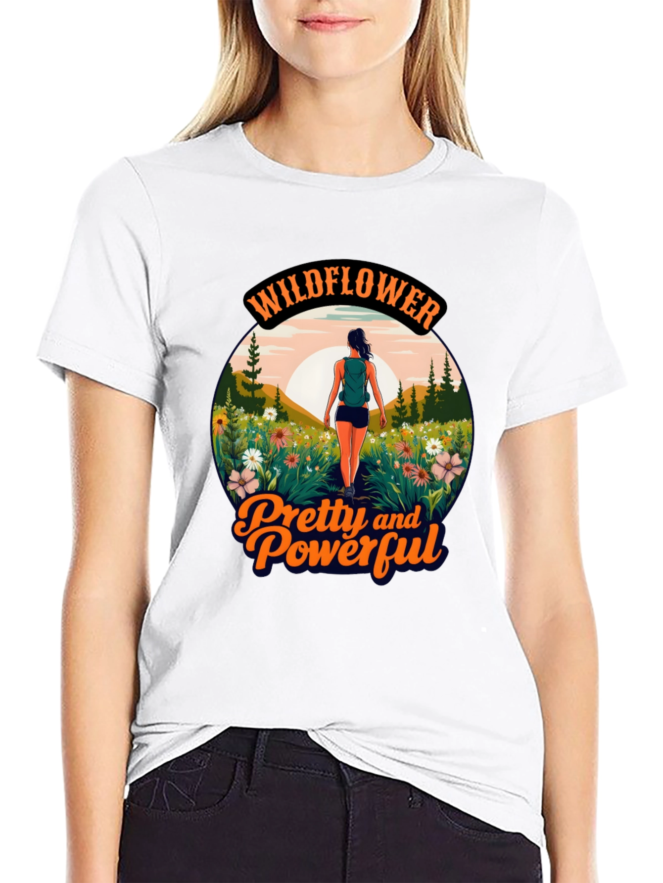 Wildflower Pretty and Powerful Graphic Tee