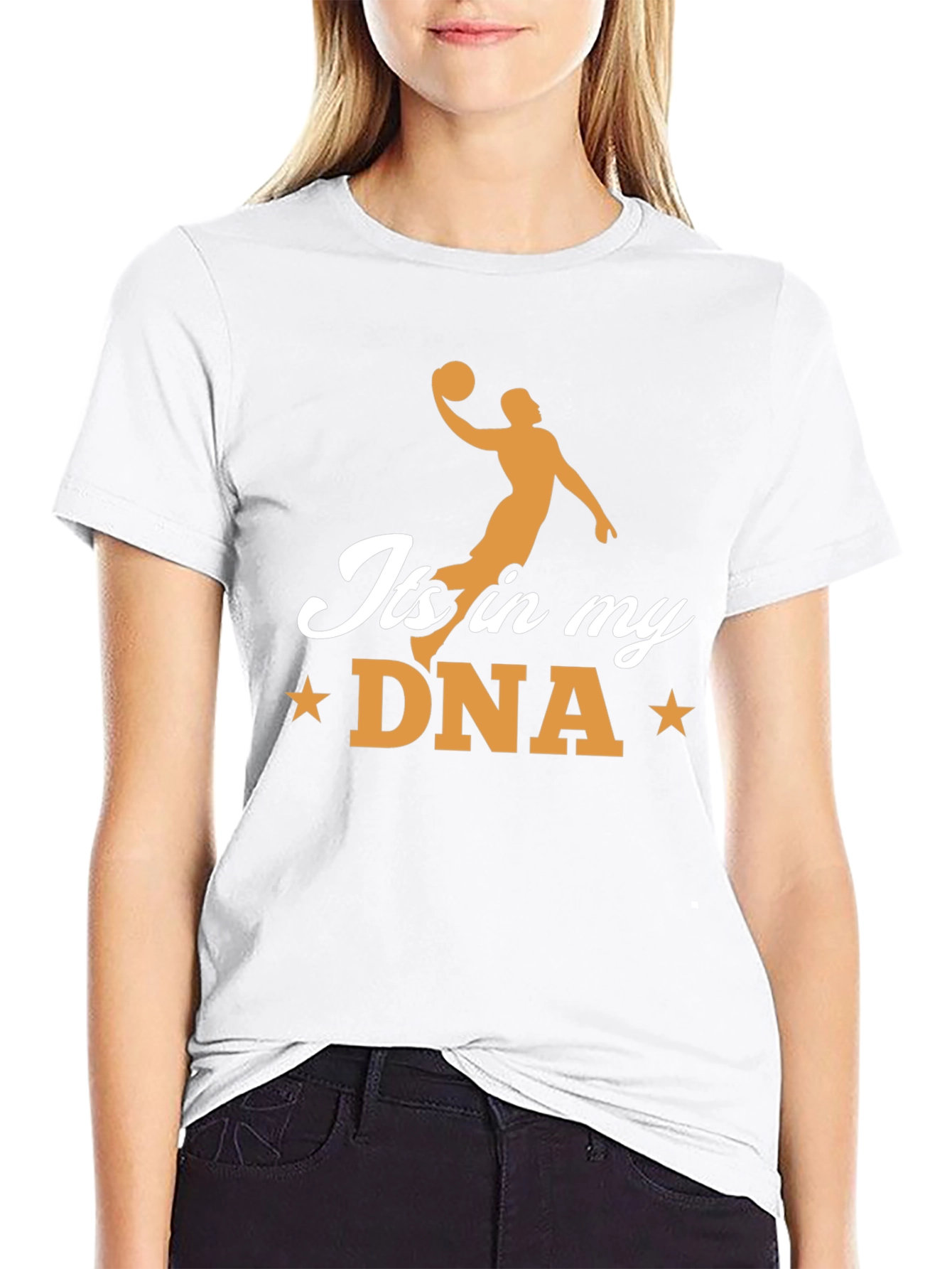 Basketball DNA Black Graphic Tee
