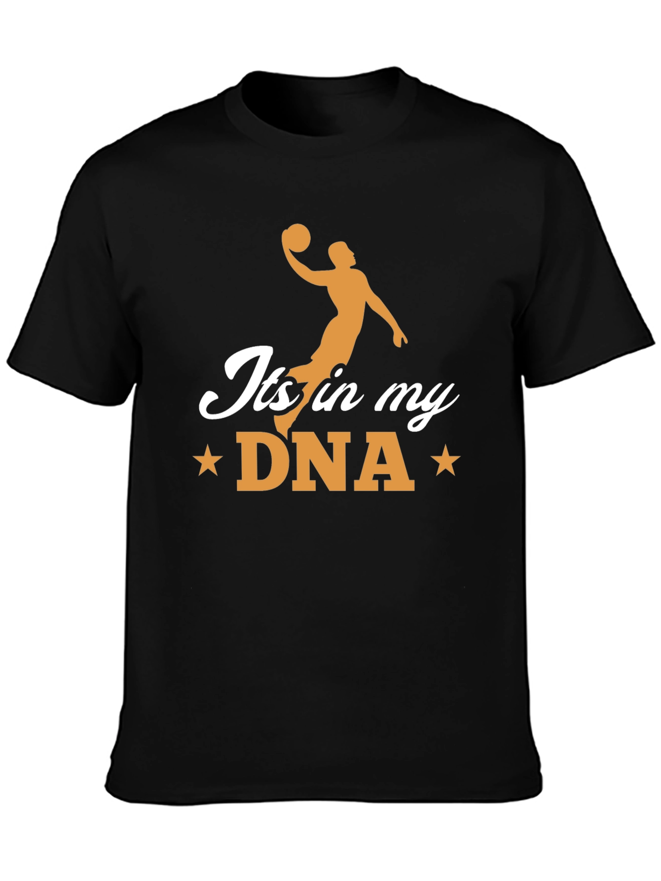Basketball DNA Black Graphic Tee