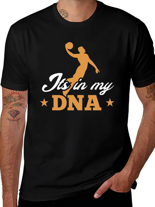 Basketball DNA Black Graphic Tee