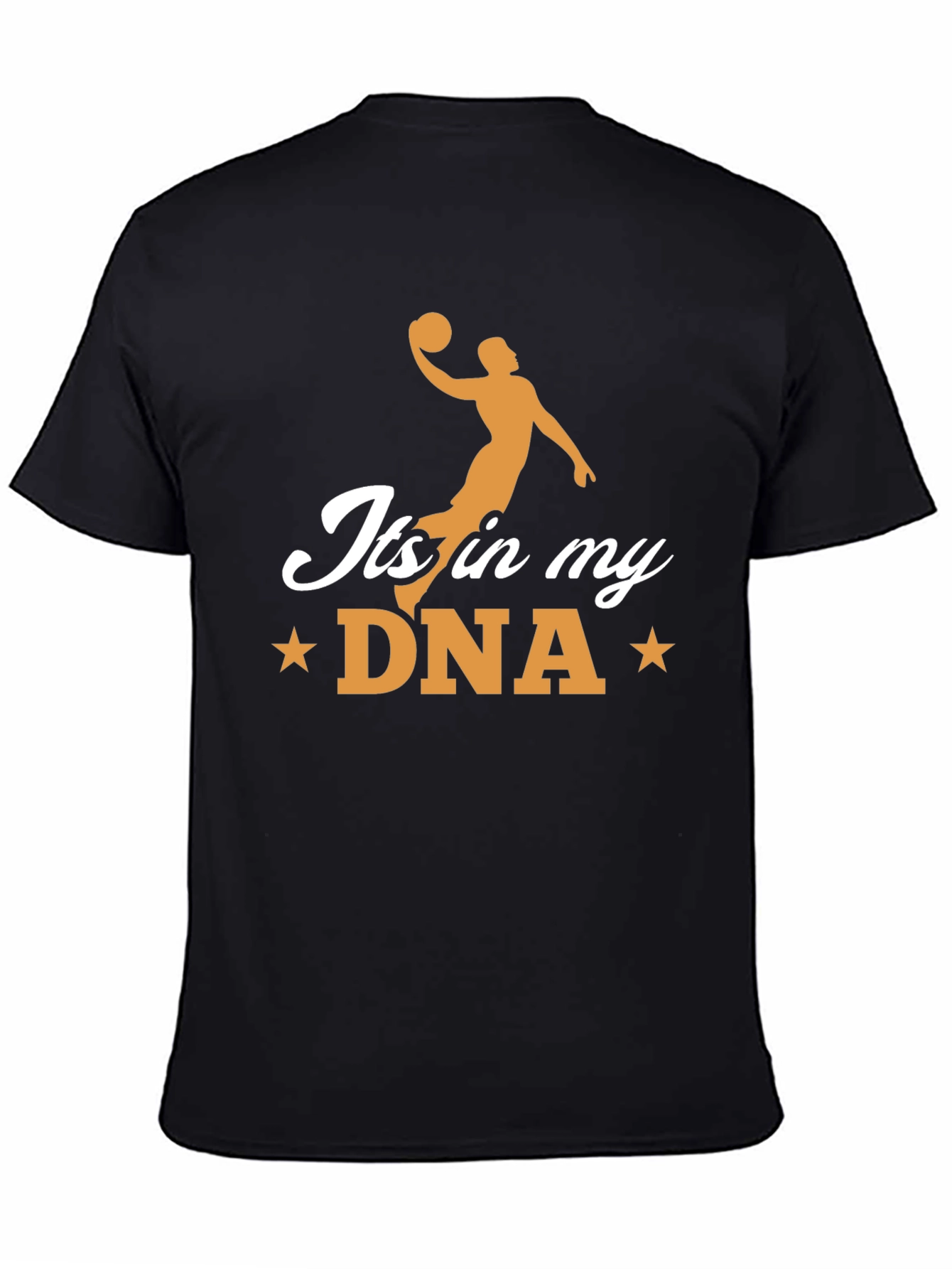 Basketball DNA Black Graphic Tee