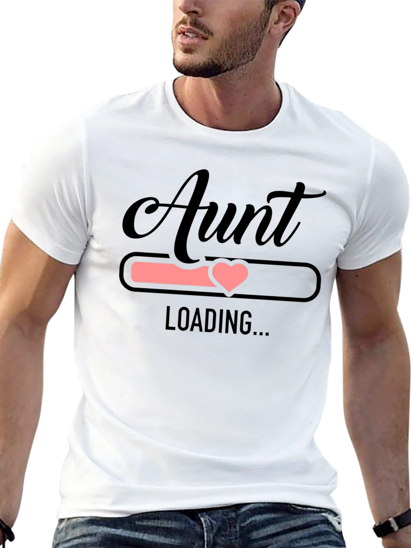 Aunt Loading T-Shirt - Pregnancy Reveal Tee