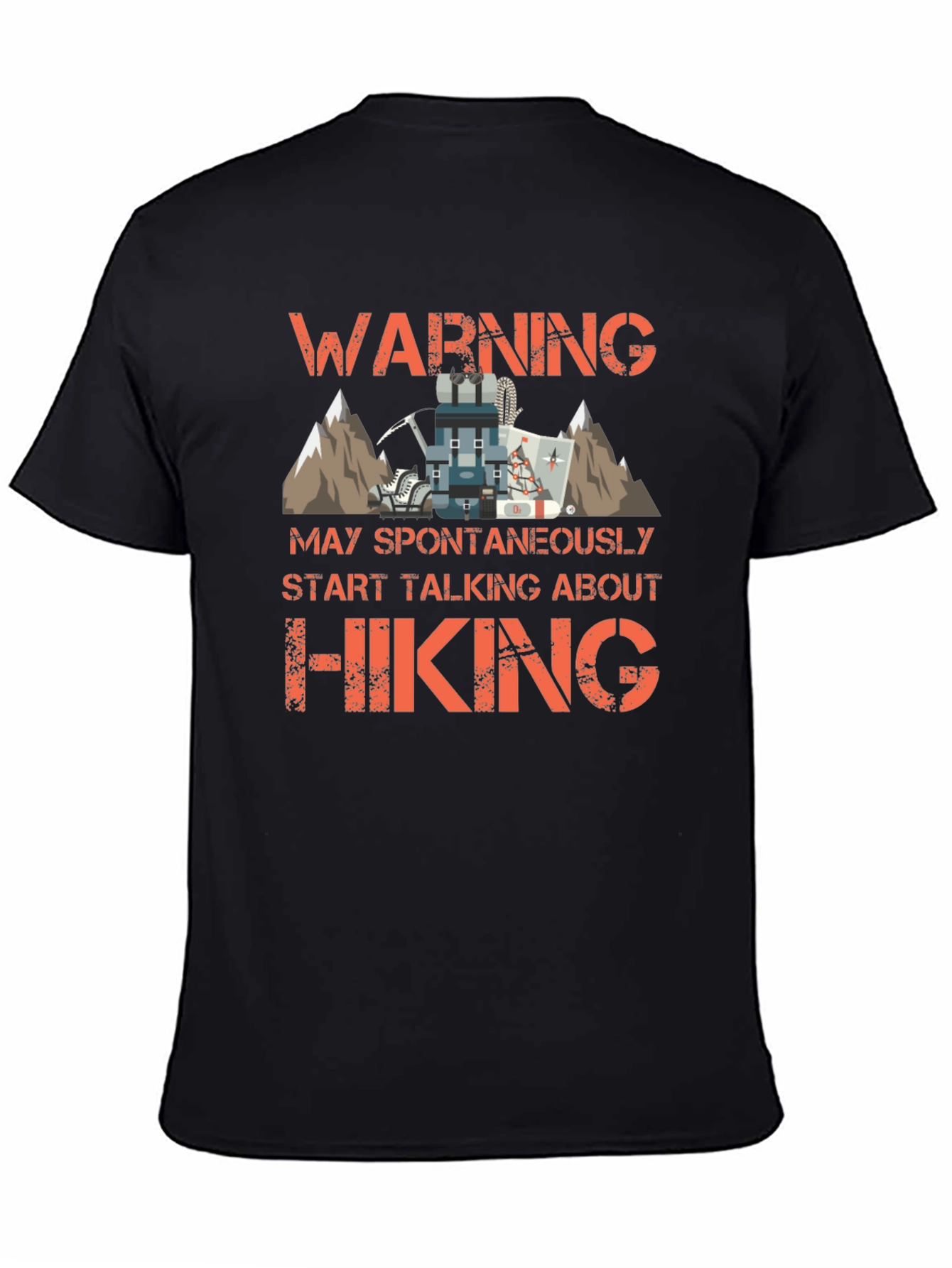 Hiking Enthusiast T-Shirt - Warning Spontaneous Hiking Talks
