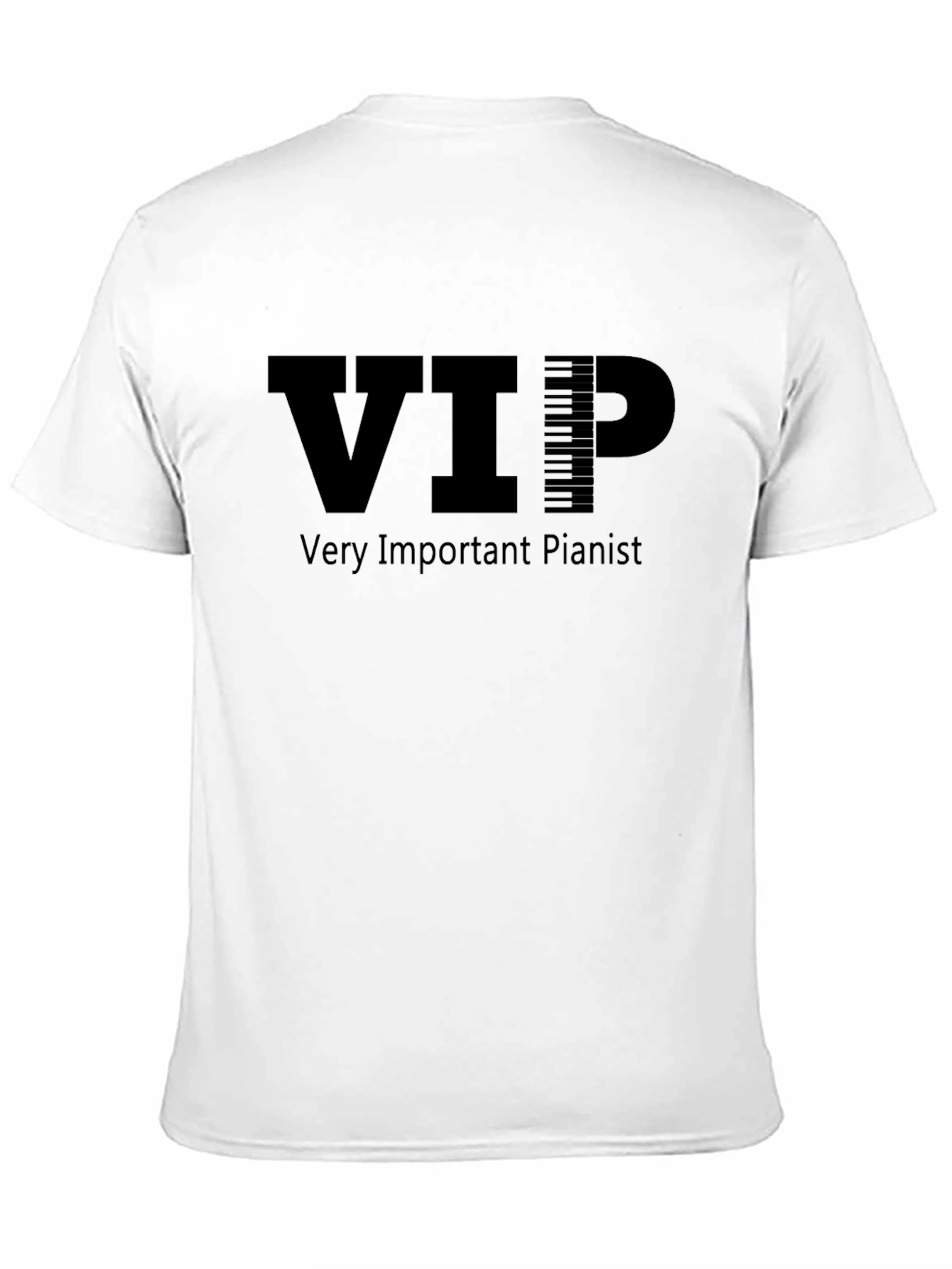 VIP Very Important Pianist Black T-Shirt