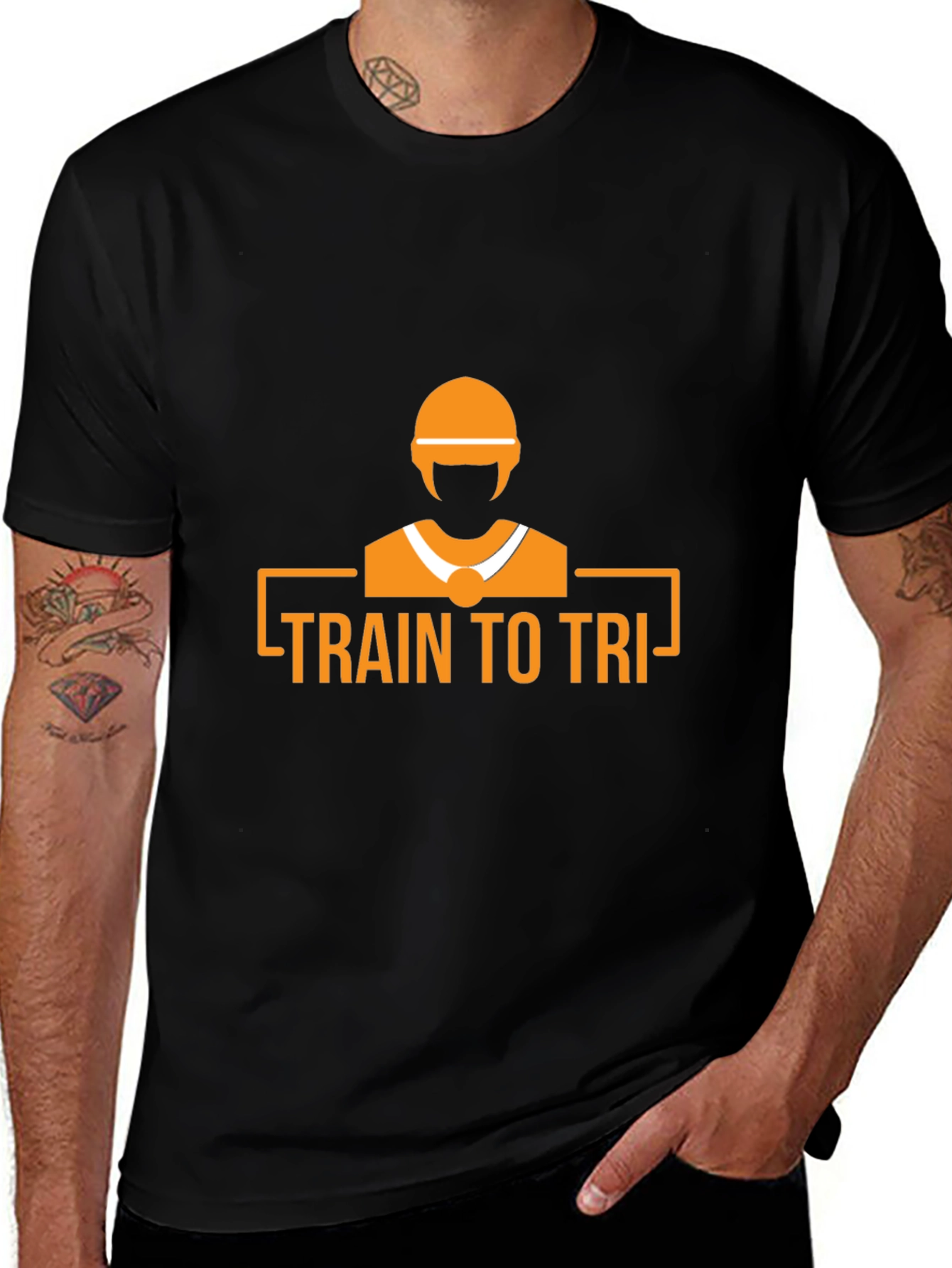 Train to Tri T-Shirt - Black