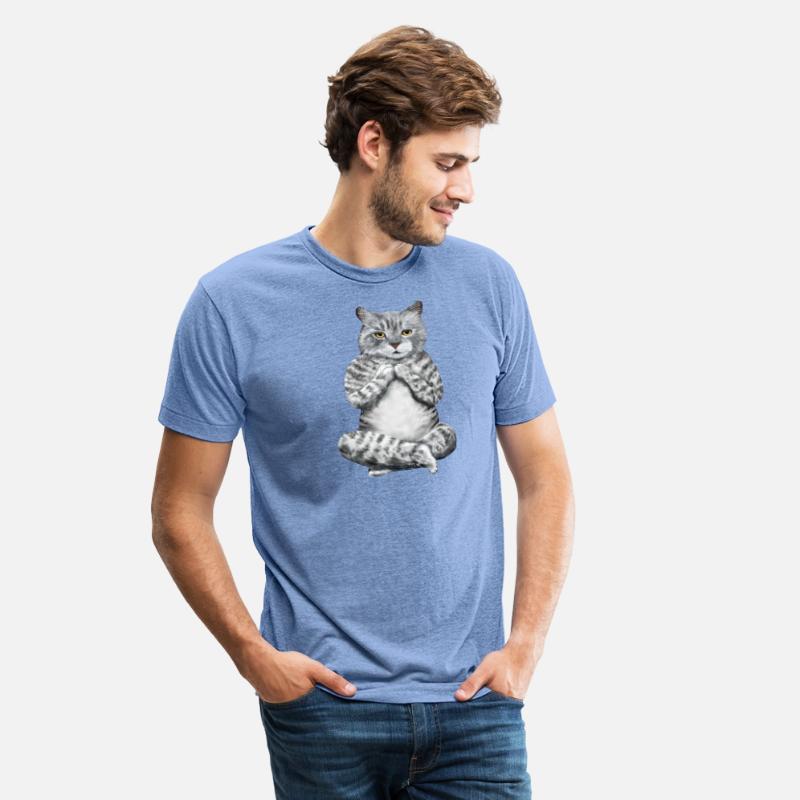 YOGA CAT MEDITATING - MEDITATING ZEN CAT