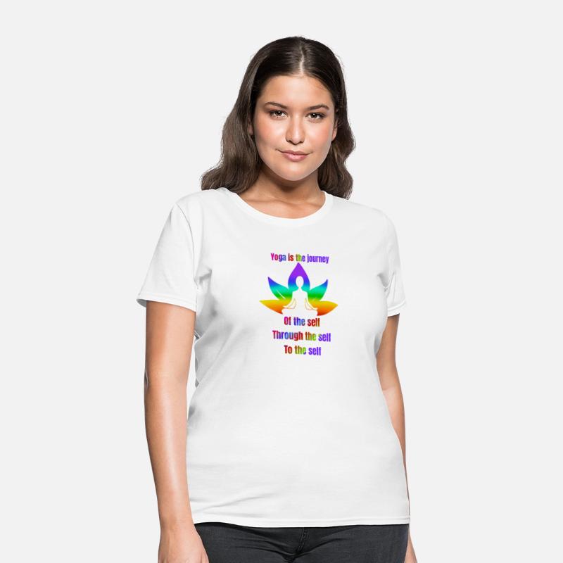 Yoga Journey Rainbow Lotus Tee