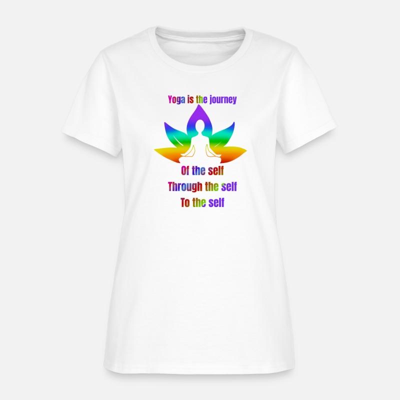 Yoga Journey Rainbow Lotus Tee