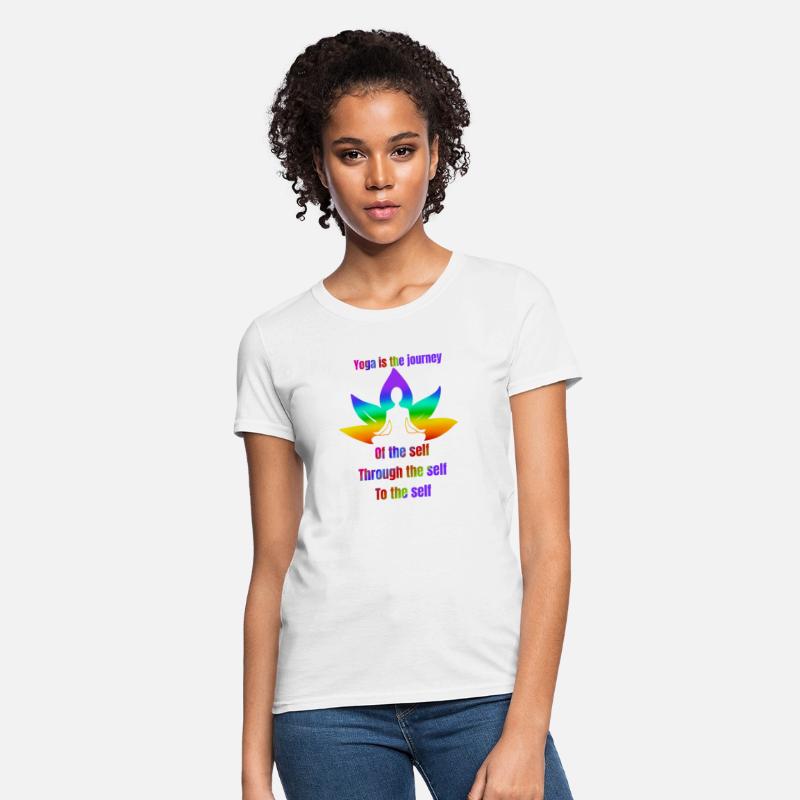 Yoga Journey Rainbow Lotus Tee
