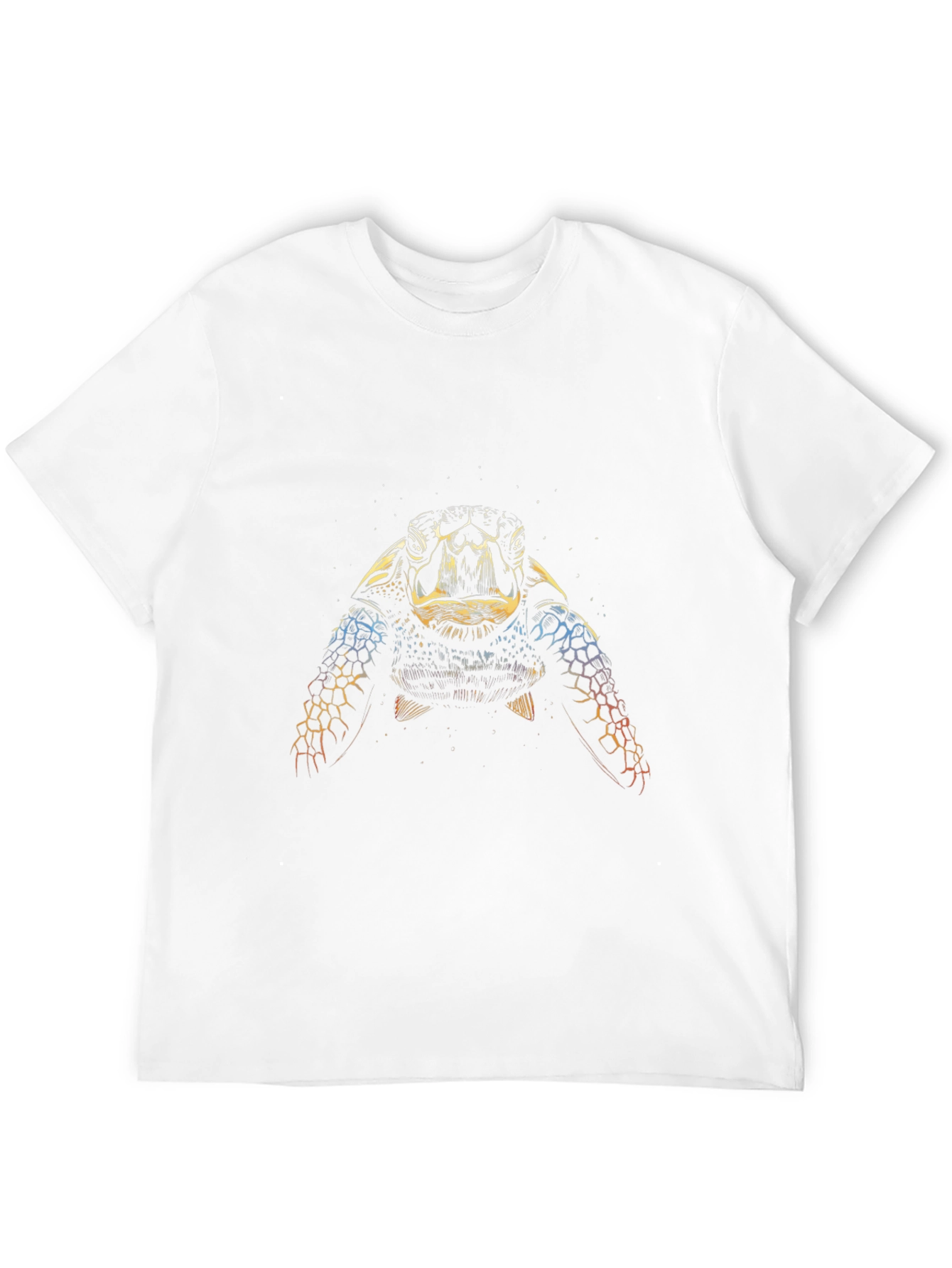 Sea Turtle Graphic Tee - Black Cotton Comfort