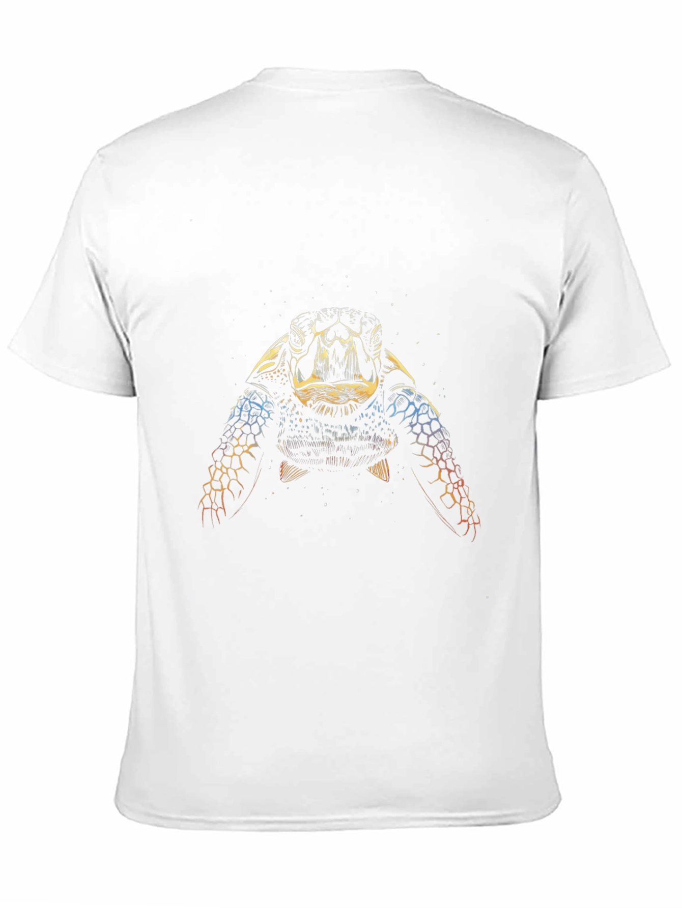Sea Turtle Graphic Tee - Black Cotton Comfort