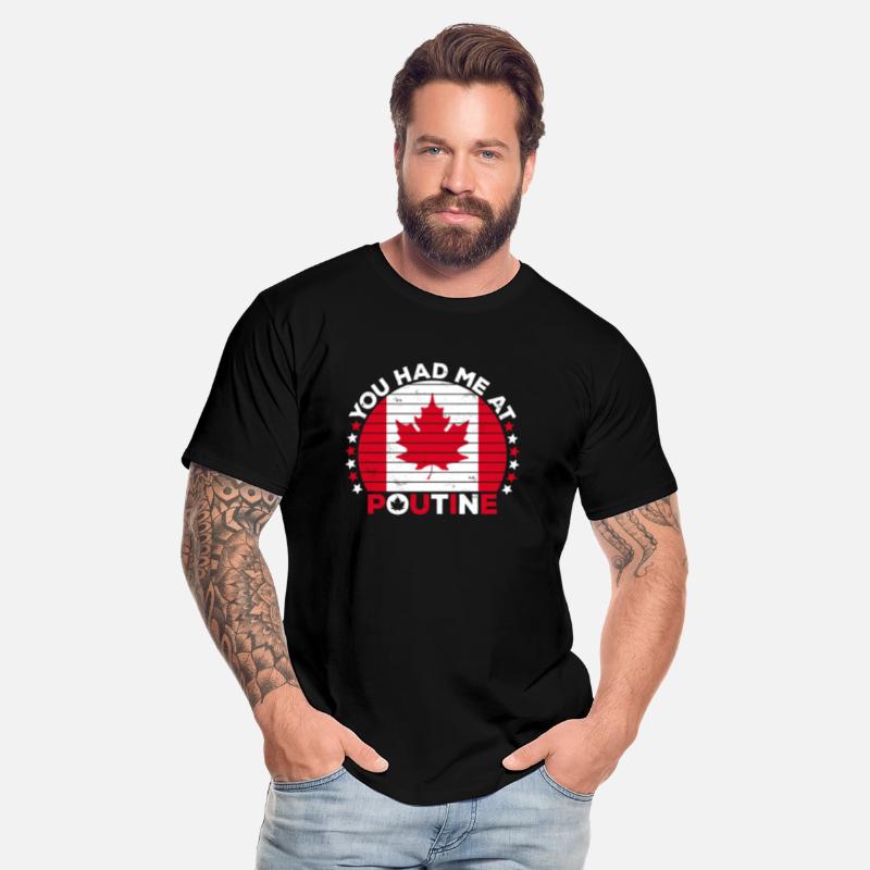 You Had Me At Poutine Canadian Fries Canada Flag
