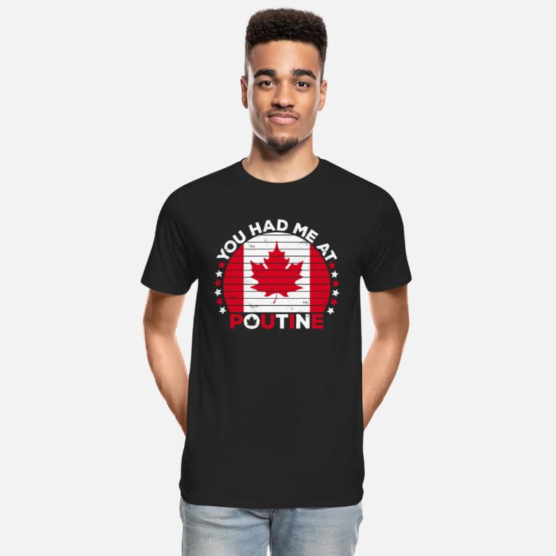 You Had Me At Poutine Canadian Fries Canada Flag