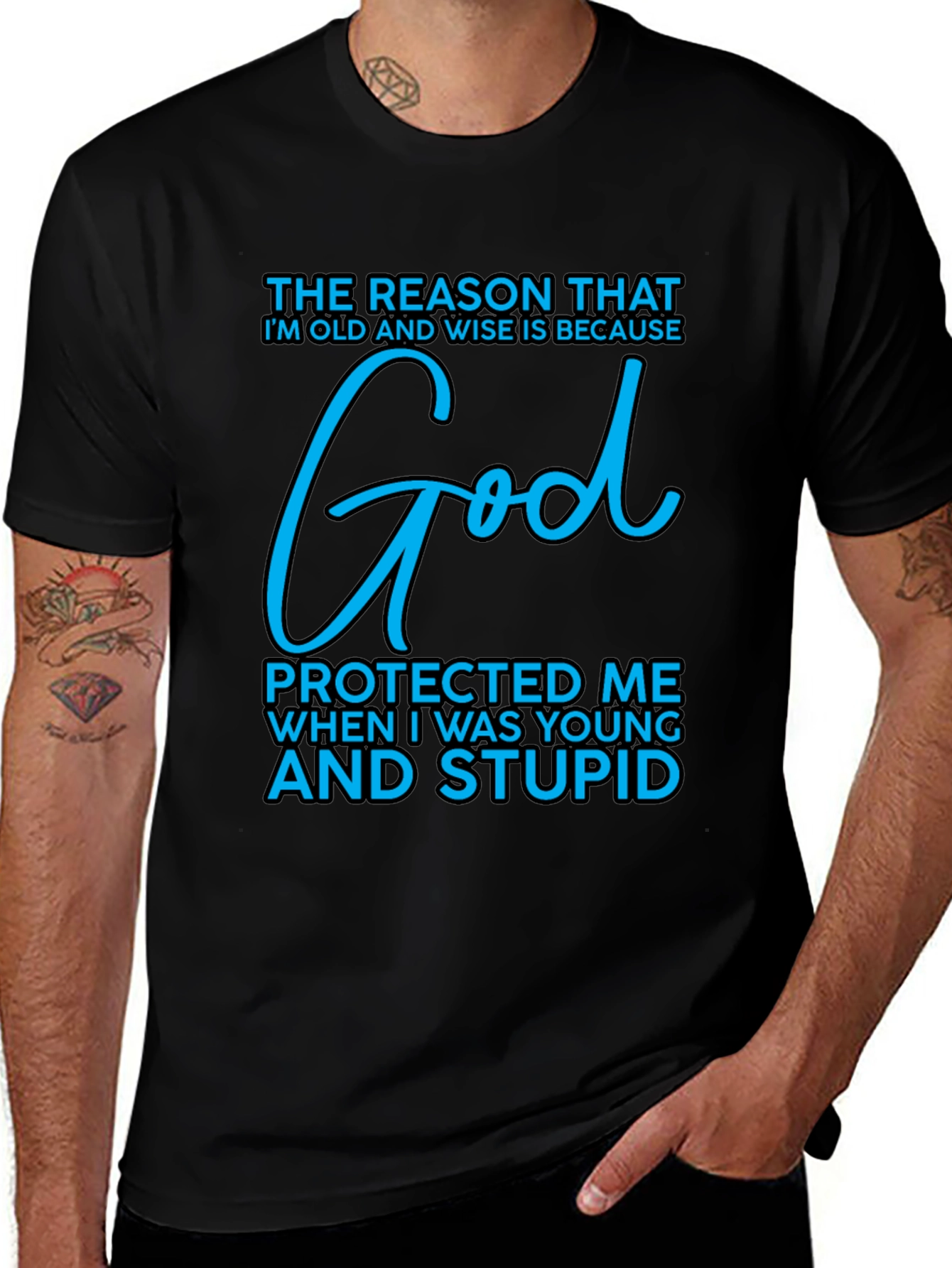 Old and Wise God Protected T-Shirt