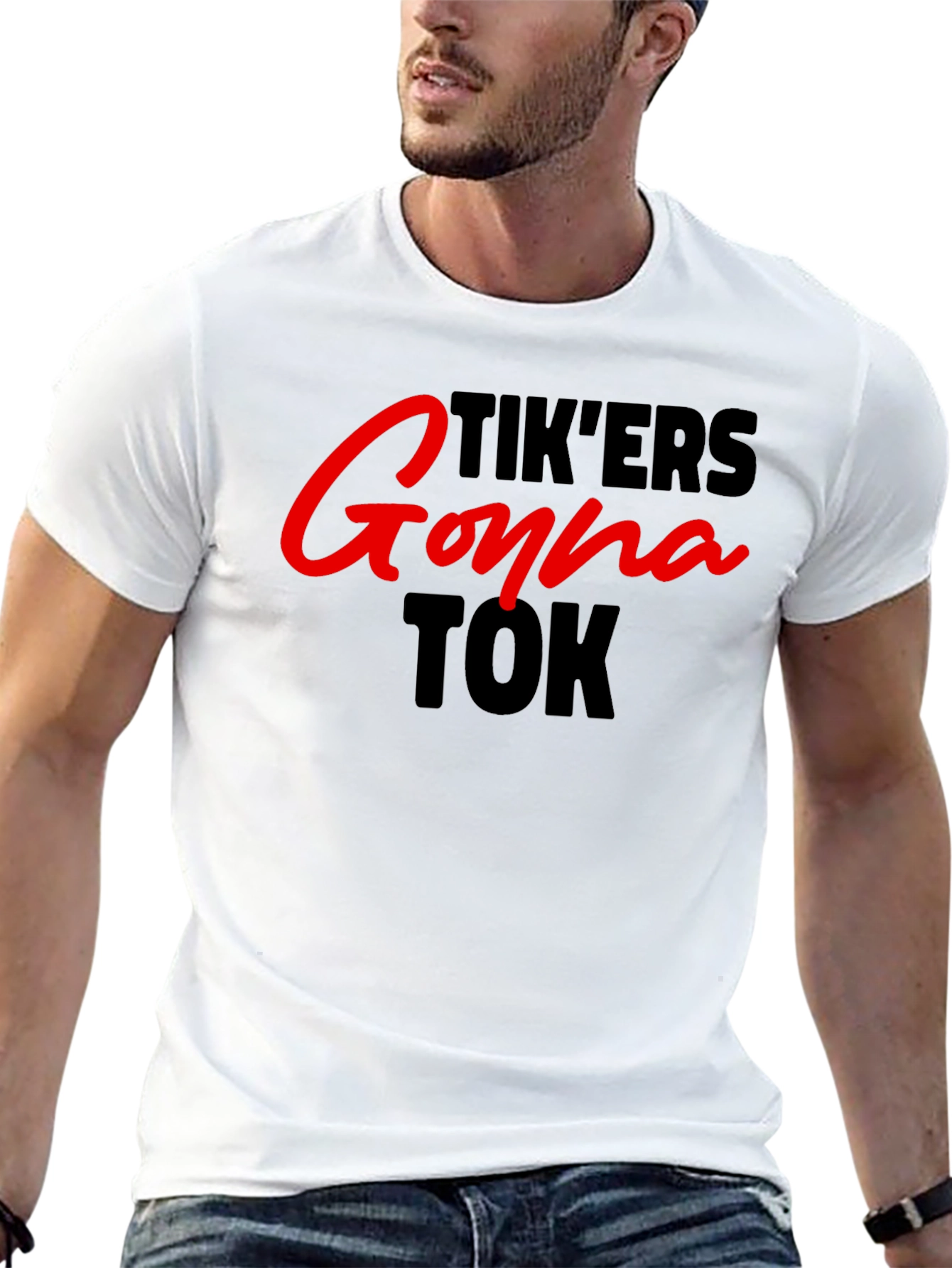 Tikers Gonna Tok T-Shirt - Trendy Graphic Tee