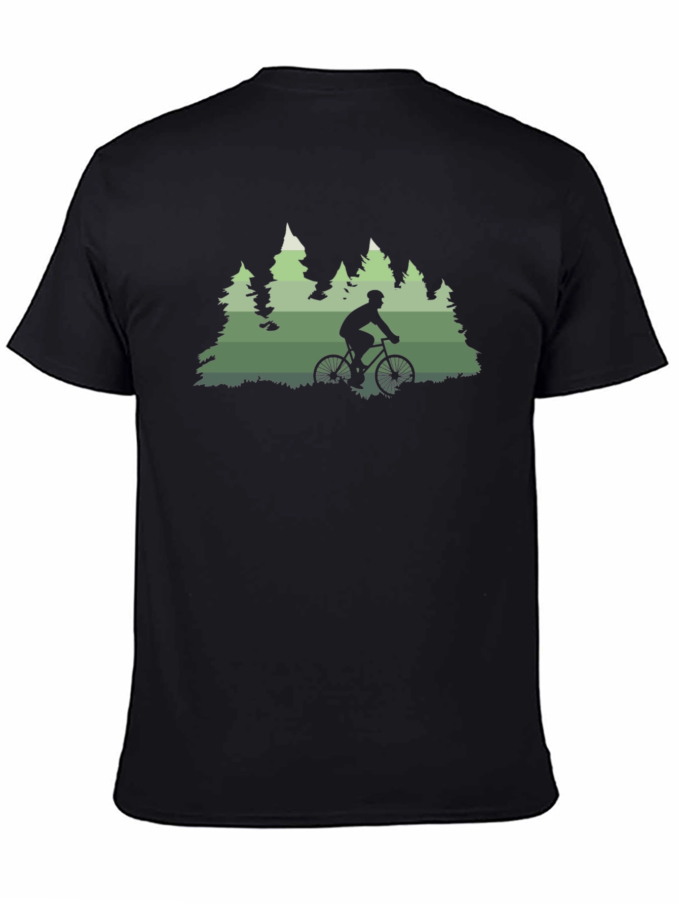 Mountain Biker in Forest T-Shirt