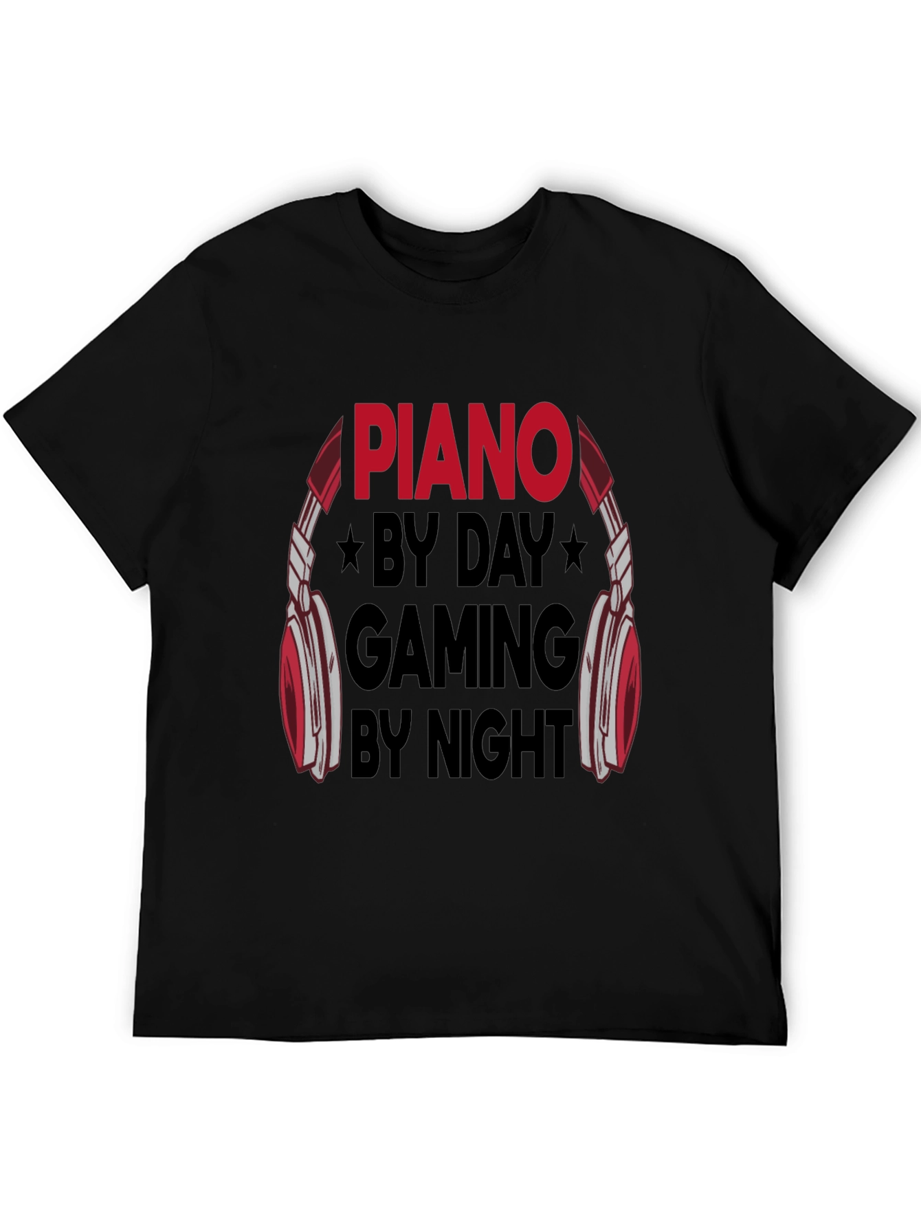 Piano By Day Gaming By Night T-Shirt