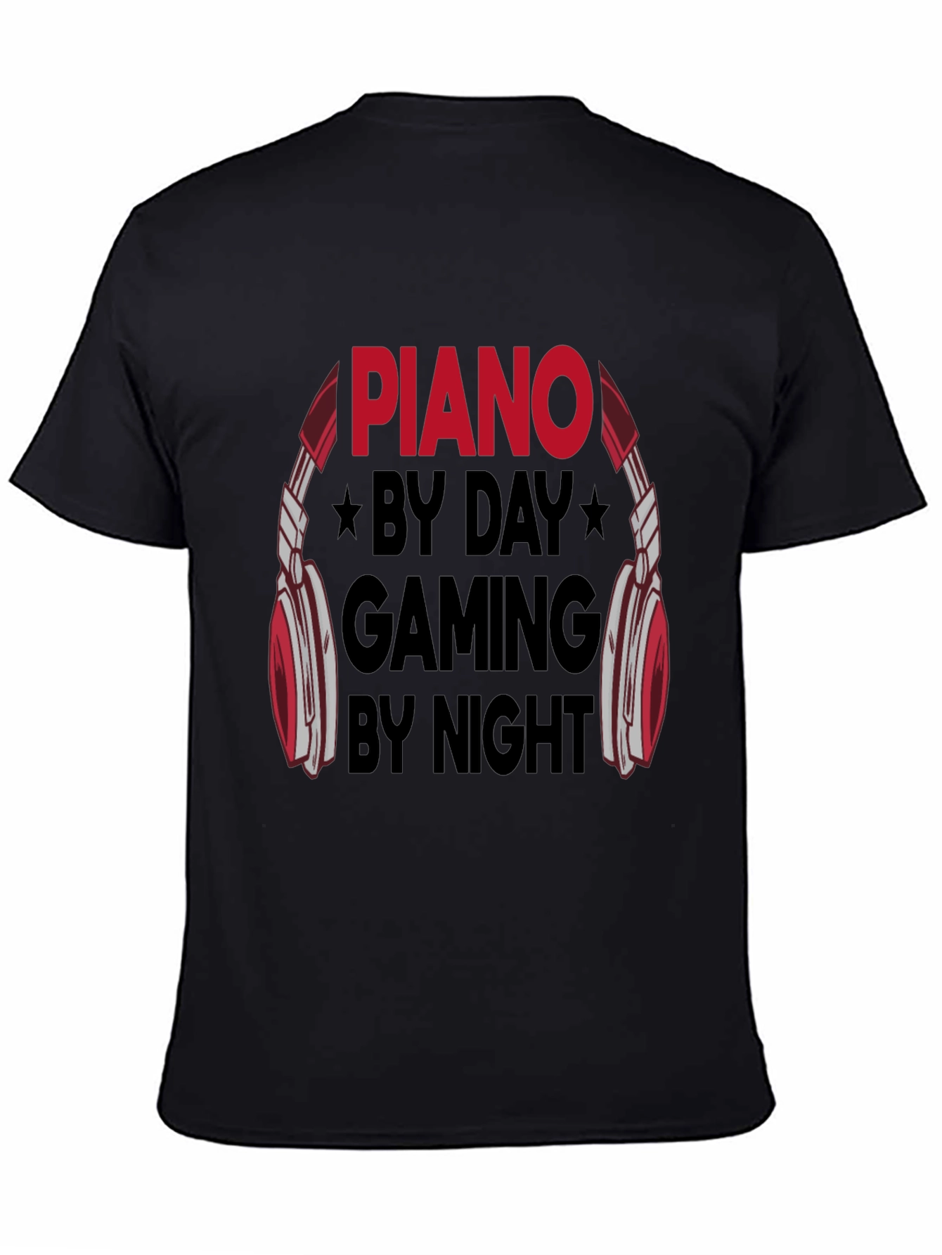 Piano By Day Gaming By Night T-Shirt