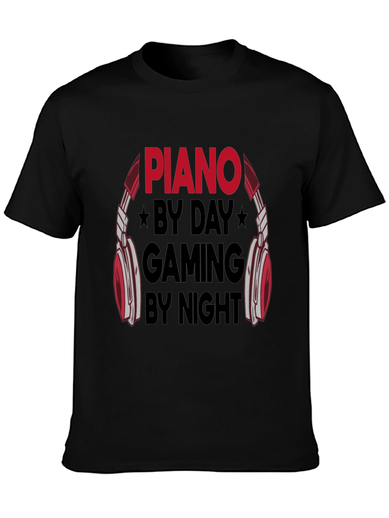 Piano By Day Gaming By Night T-Shirt