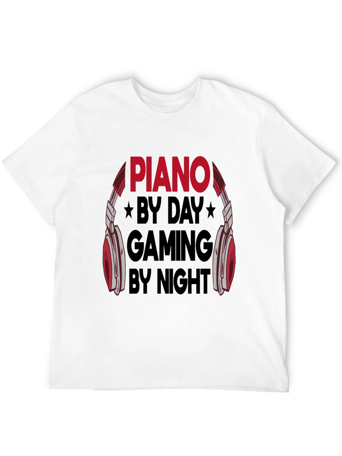 Piano By Day Gaming By Night T-Shirt