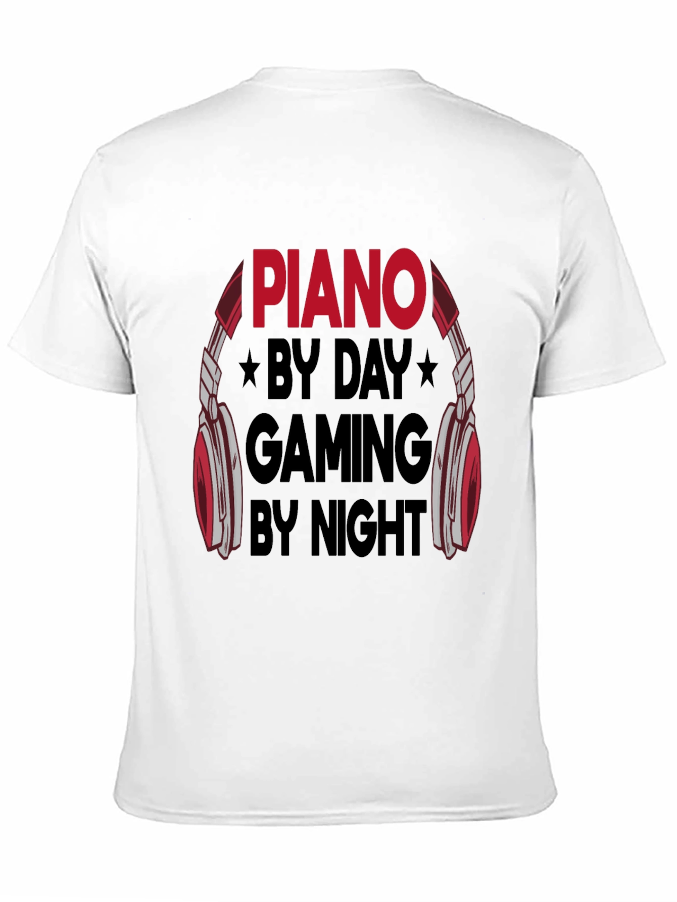 Piano By Day Gaming By Night T-Shirt