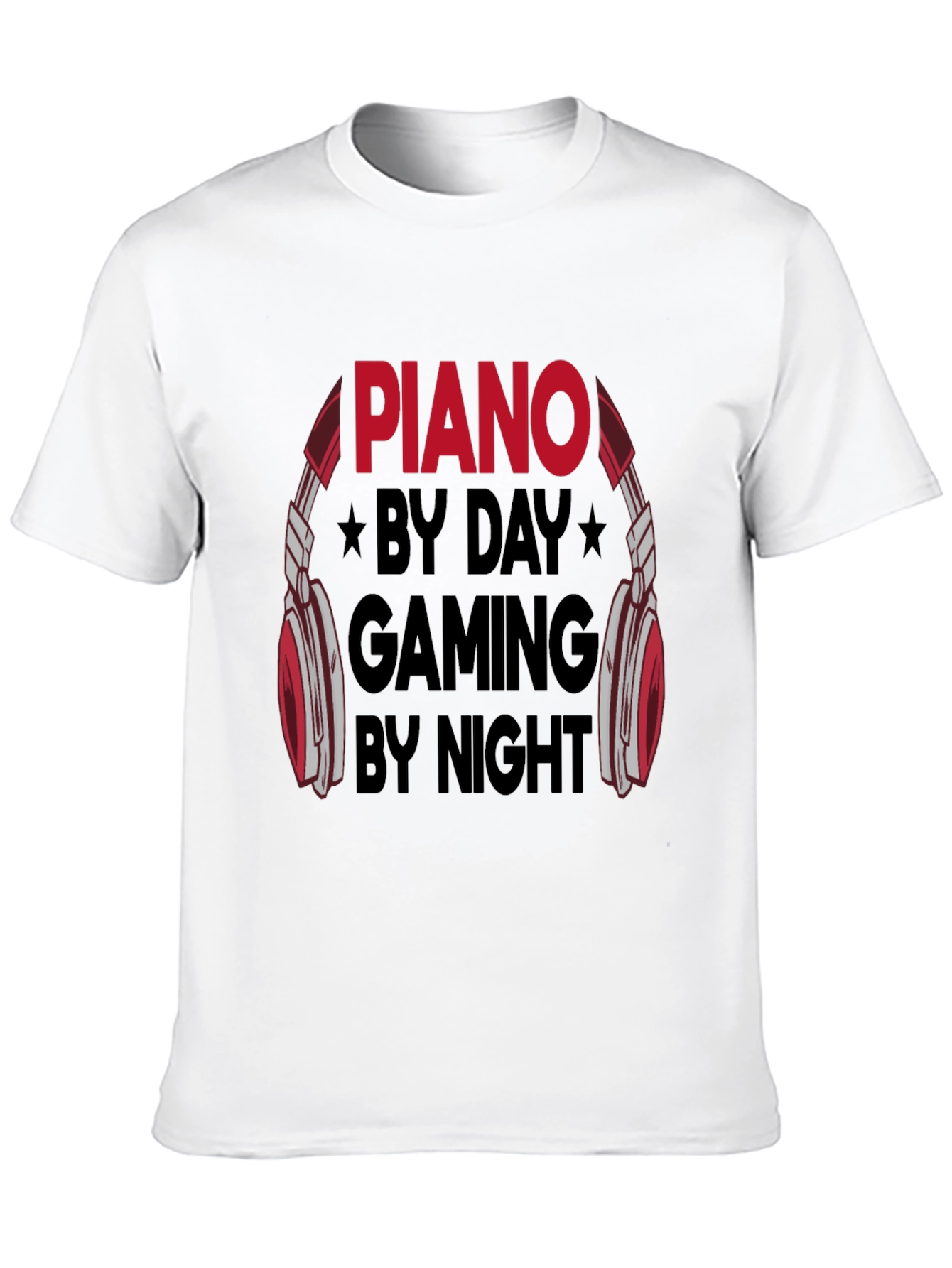 Piano By Day Gaming By Night T-Shirt