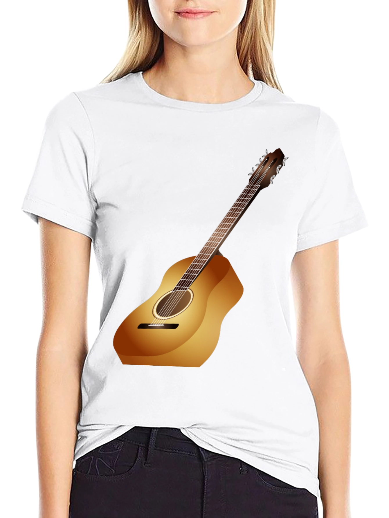 Guitar Graphic Black Tee