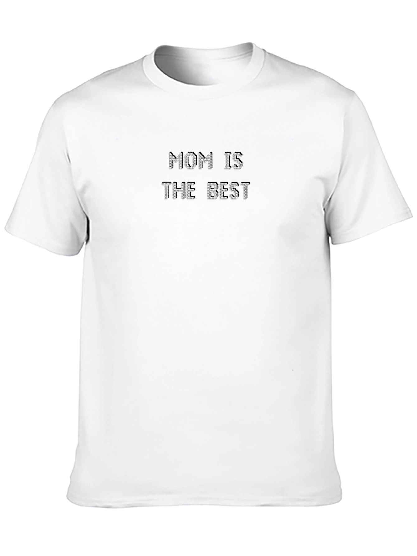 Mens Mom is The Best Black Graphic Tee