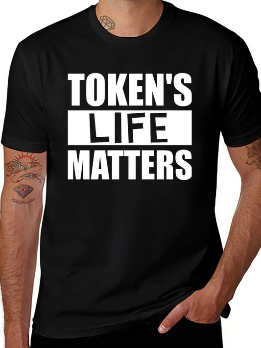 Tokens Life Matters Black Graphic Tee