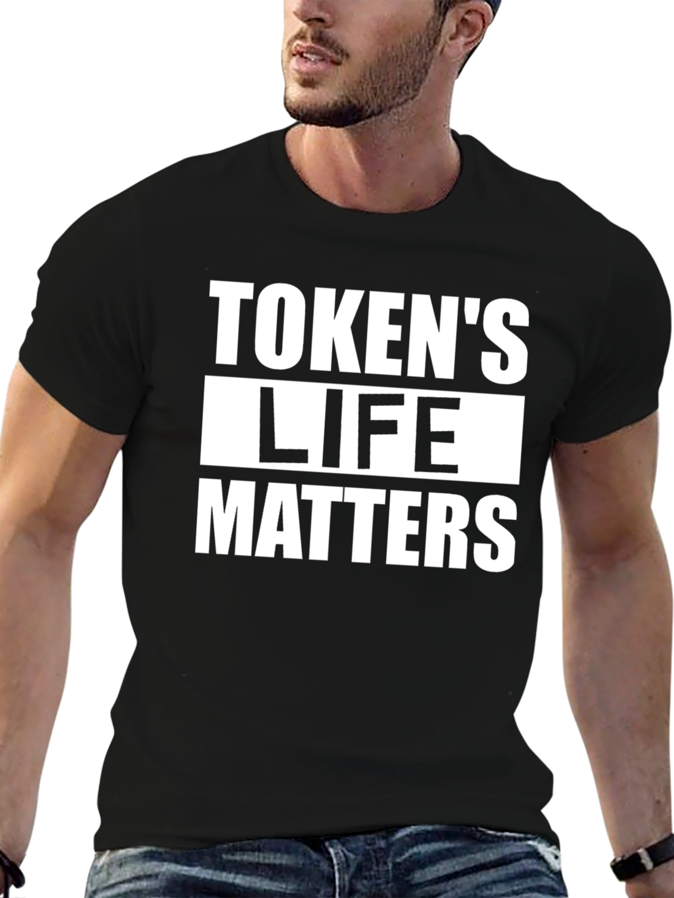 Tokens Life Matters Black Graphic Tee