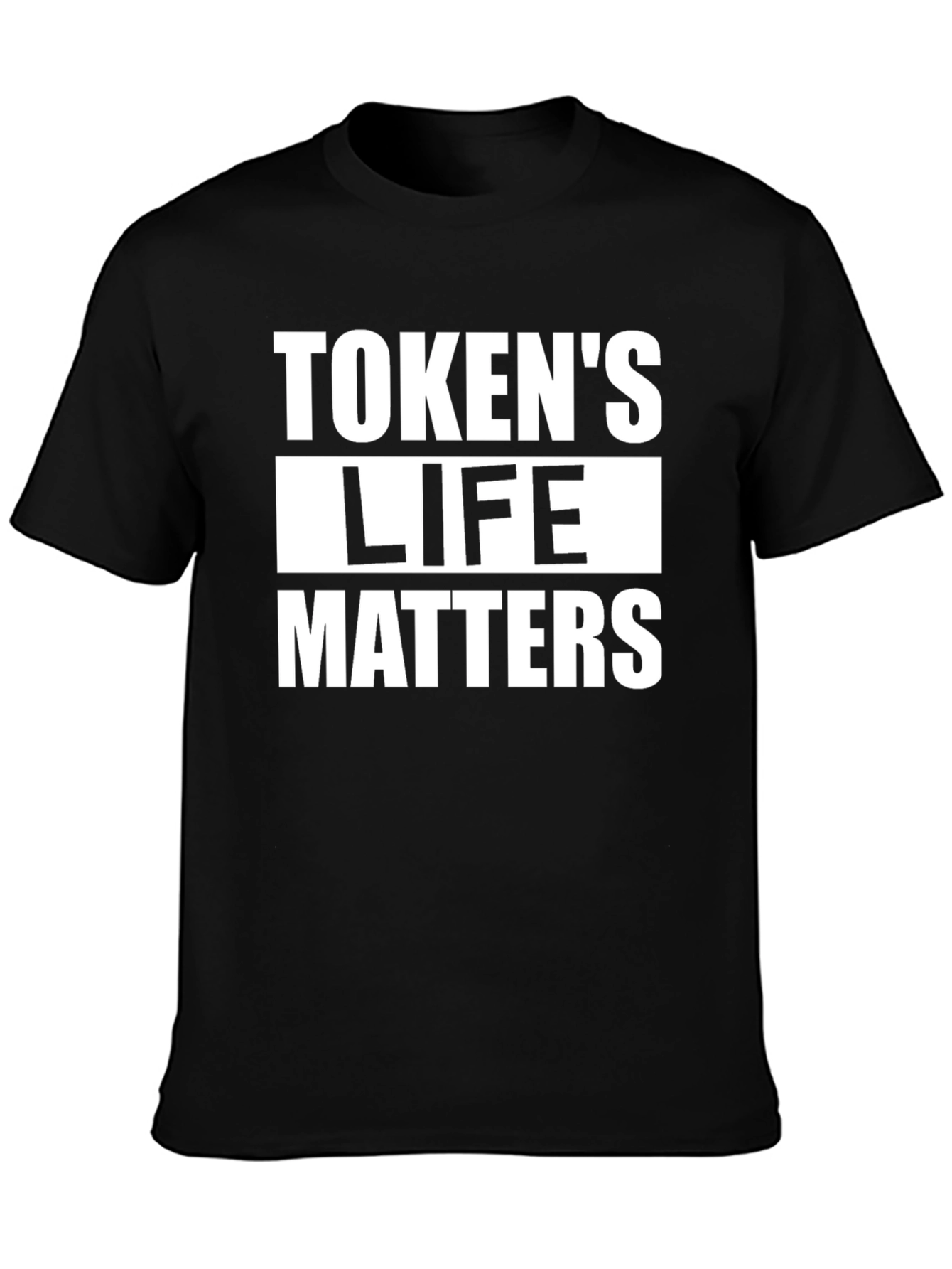 Tokens Life Matters Black Graphic Tee