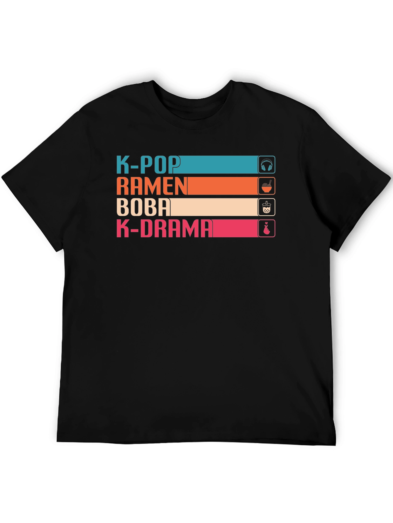 K-Pop Ramen Boba K-Drama T-Shirt