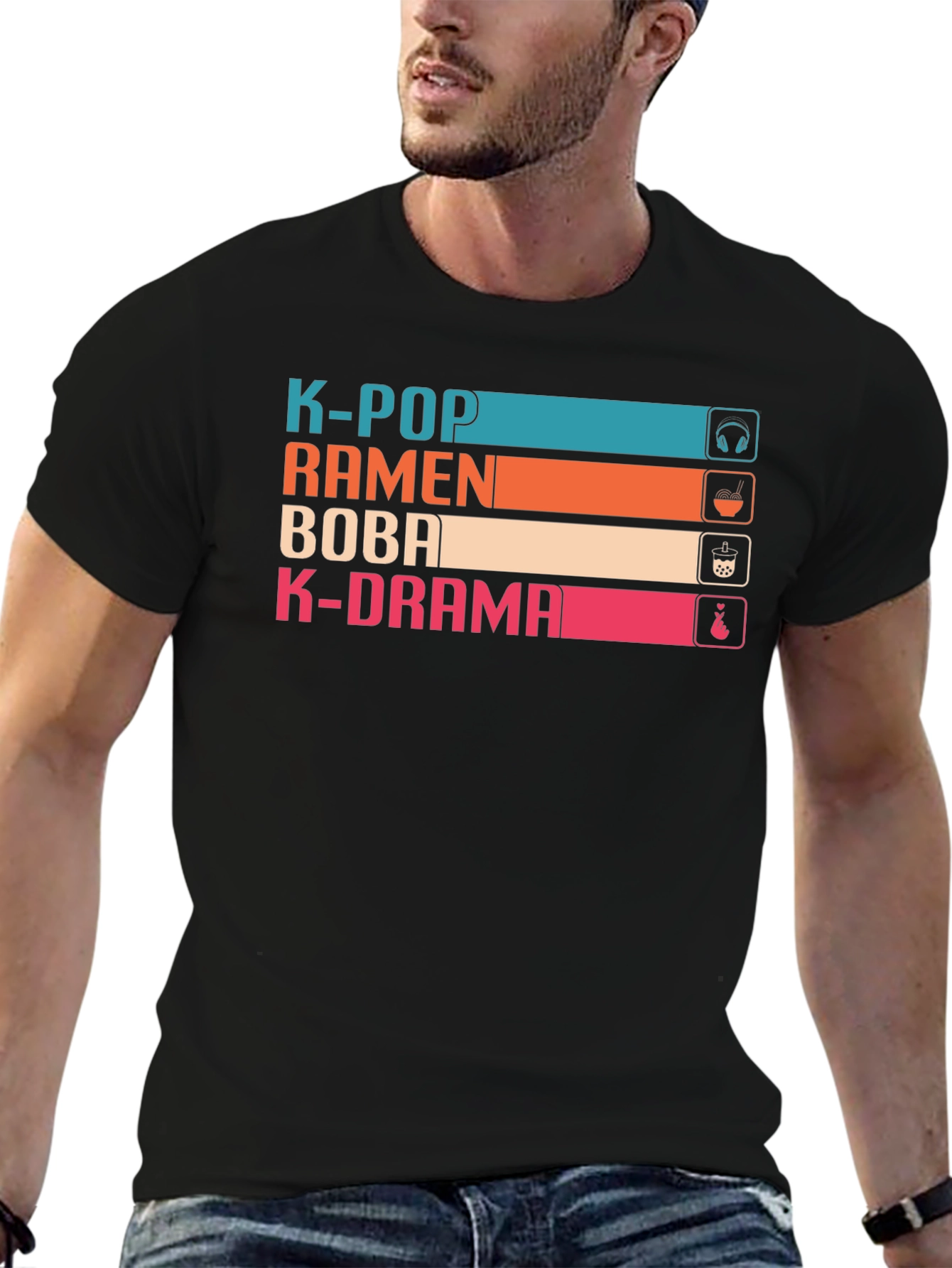 K-Pop Ramen Boba K-Drama T-Shirt