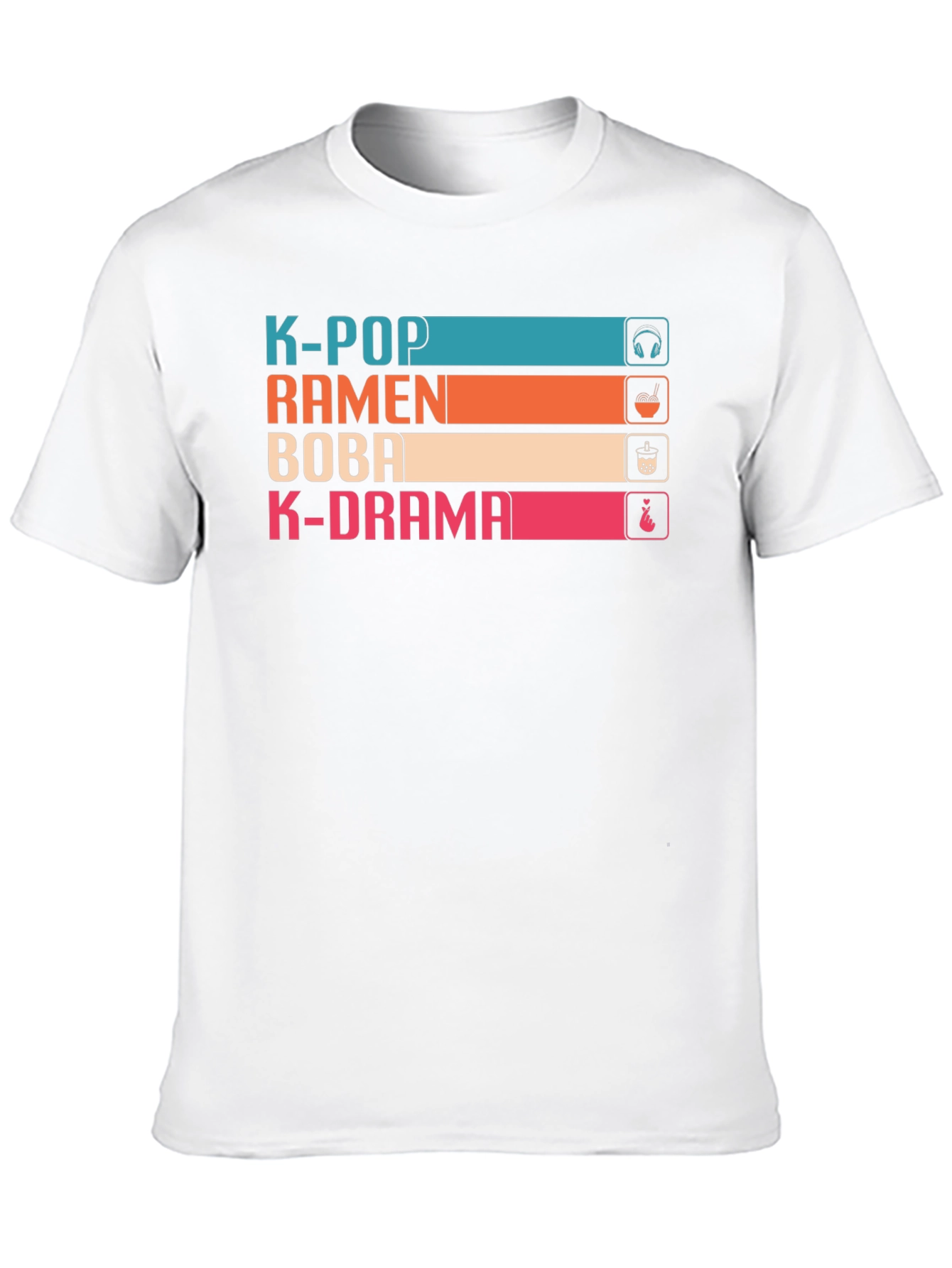 K-Pop Ramen Boba K-Drama T-Shirt
