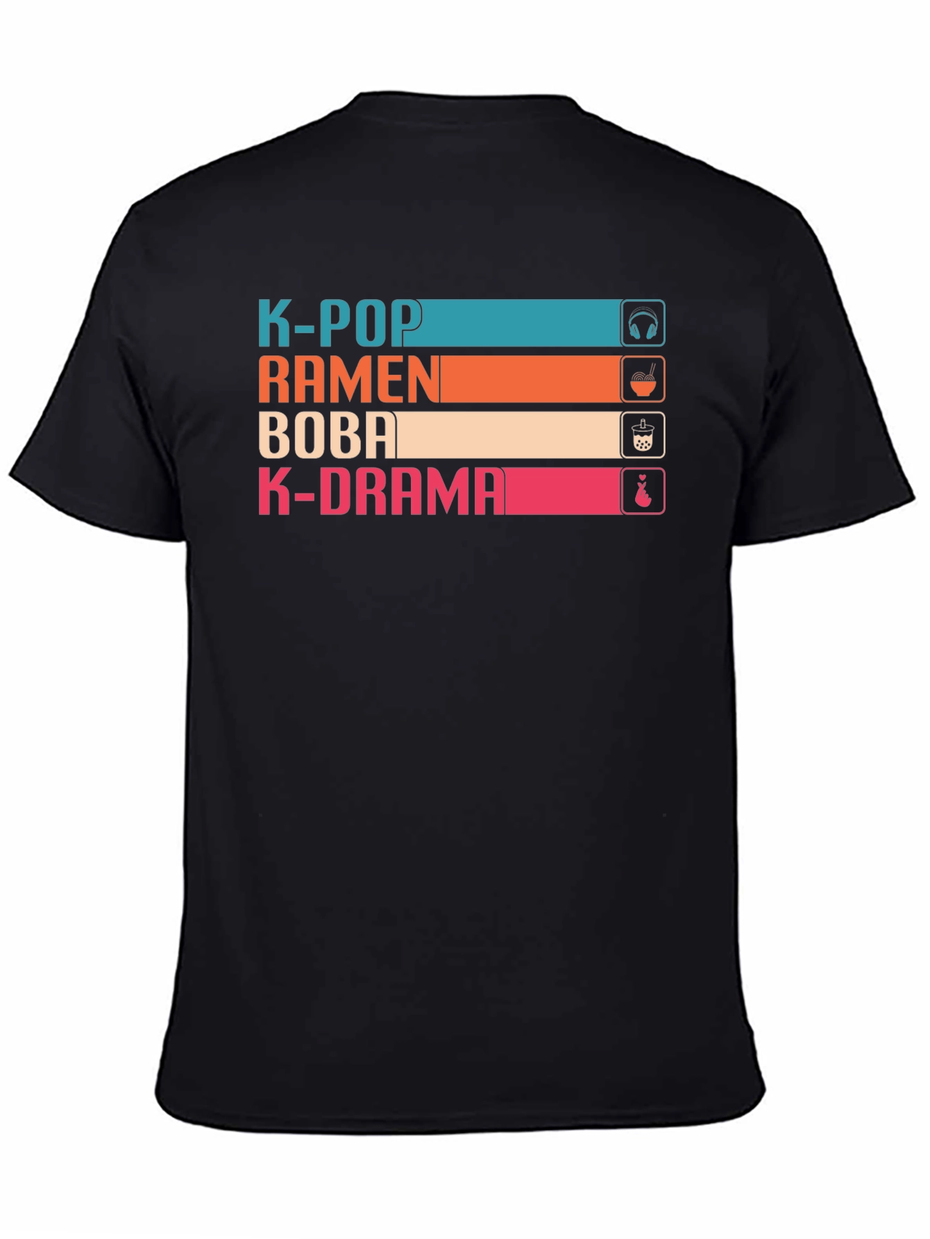 K-Pop Ramen Boba K-Drama T-Shirt