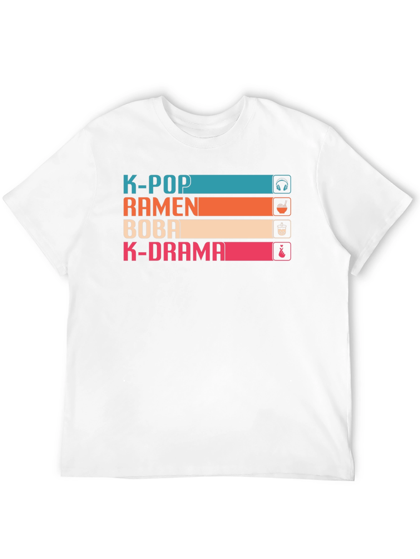K-Pop Ramen Boba K-Drama T-Shirt