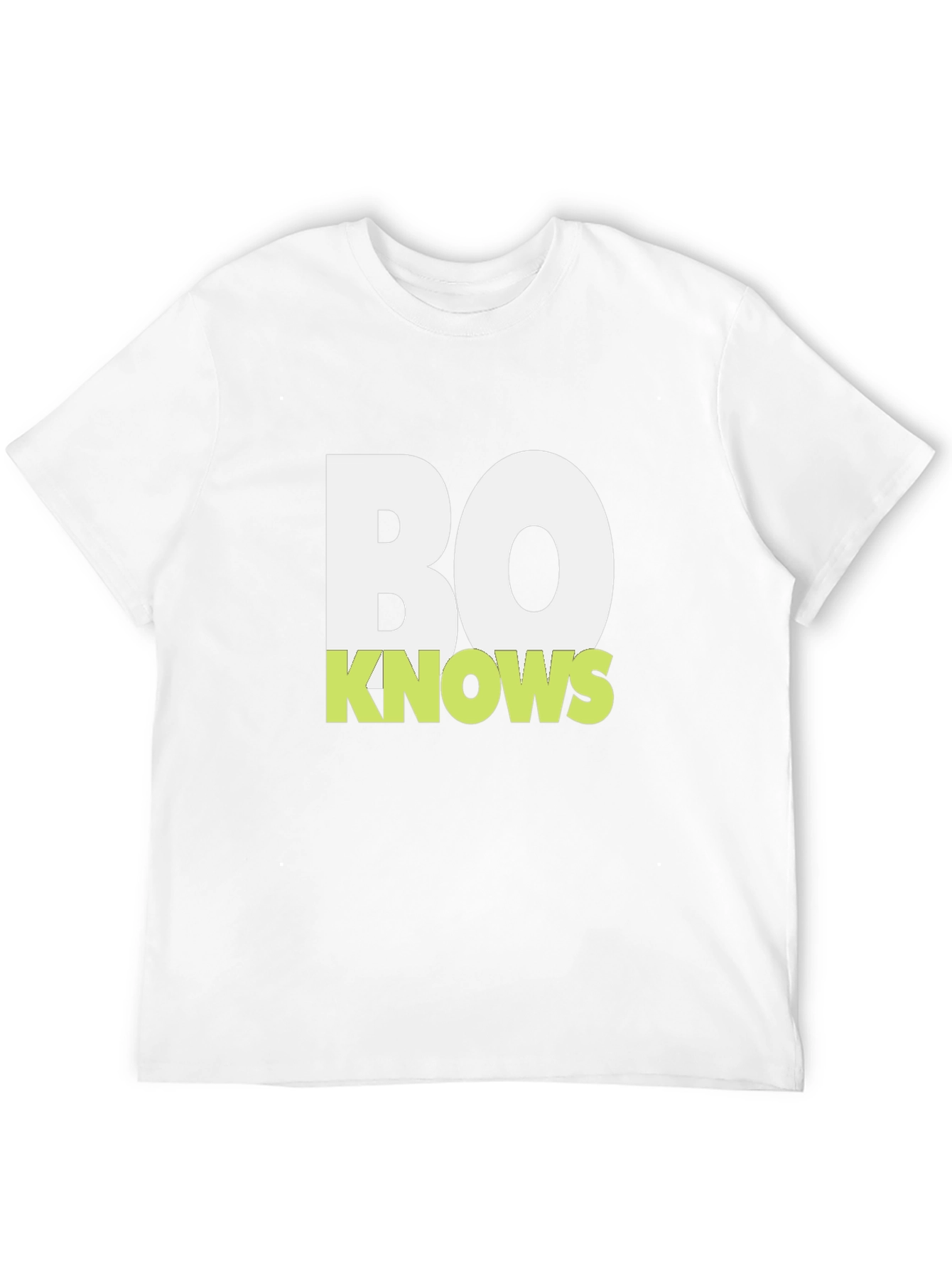 Bo Knows Graphic Tee - Black Cotton T-Shirt