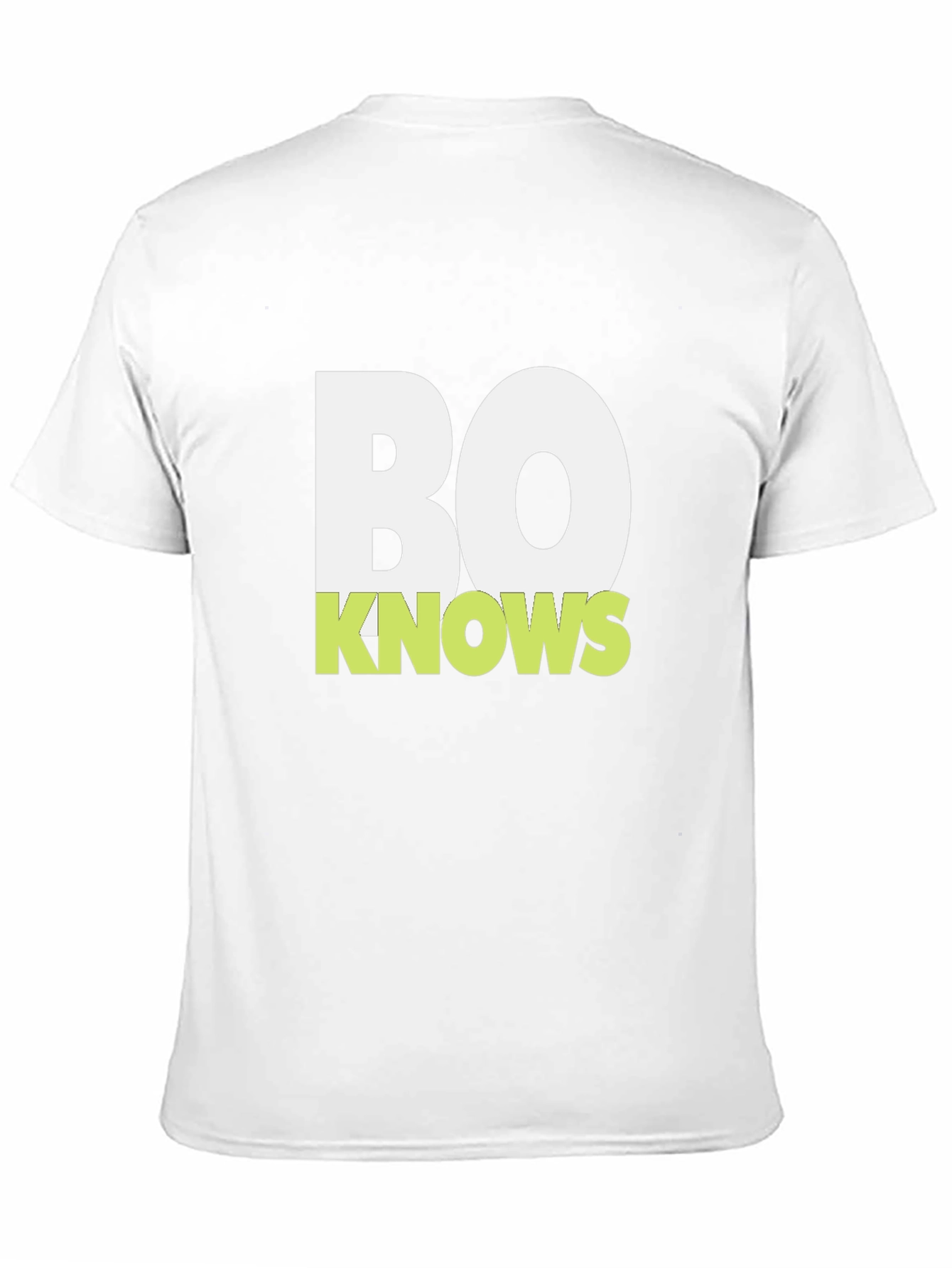 Bo Knows Graphic Tee - Black Cotton T-Shirt