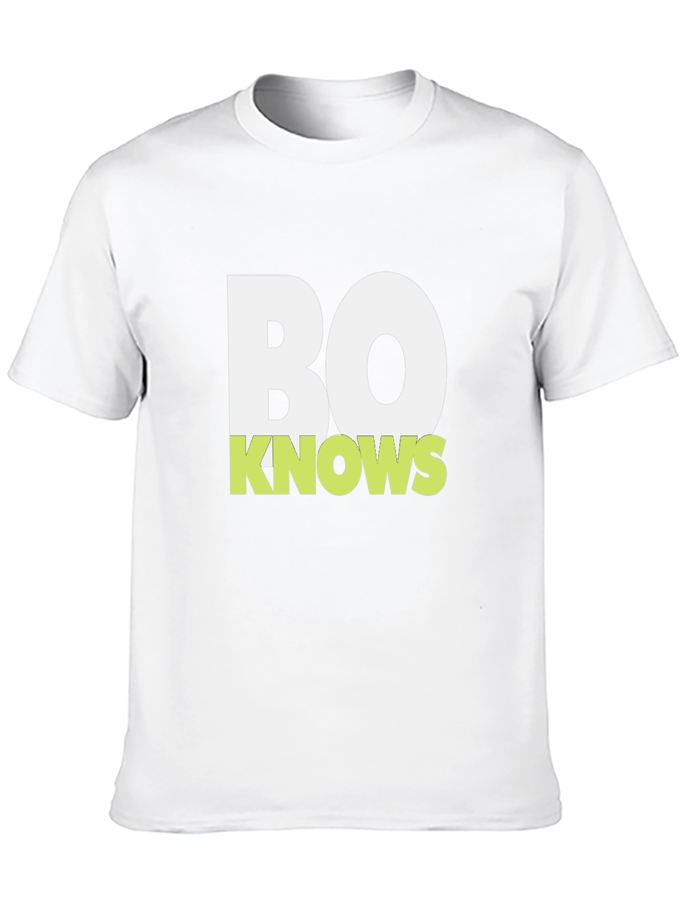 Bo Knows Graphic Tee - Black Cotton T-Shirt
