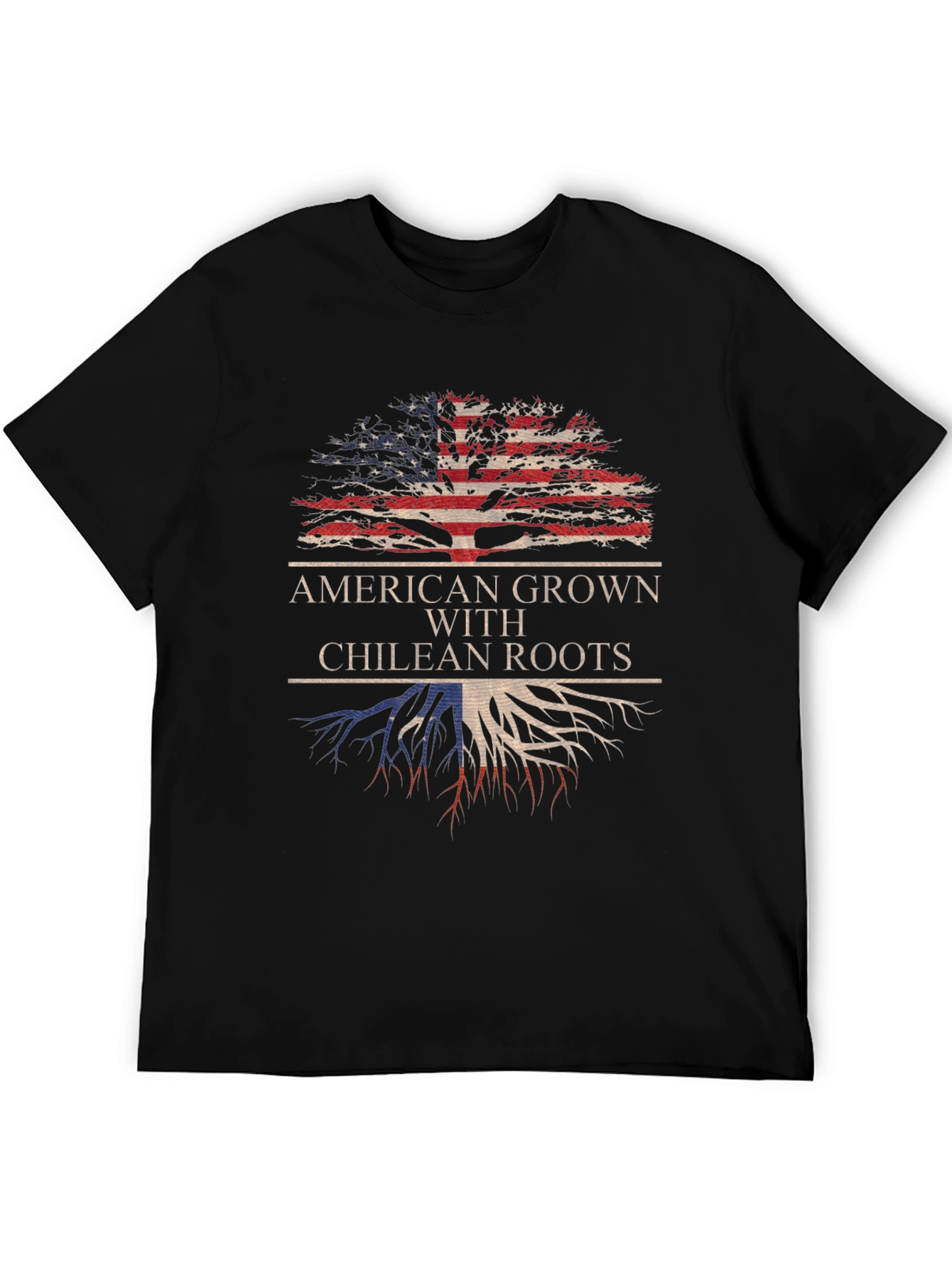 American Grown with Chilean Roots Graphic Tee